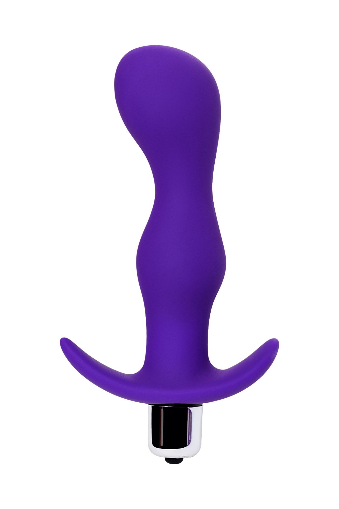 анальная пробка с вибрацией a-toys by toyfa kamet, размер l, силикон, фиолетовая, 14 см в Севастополе