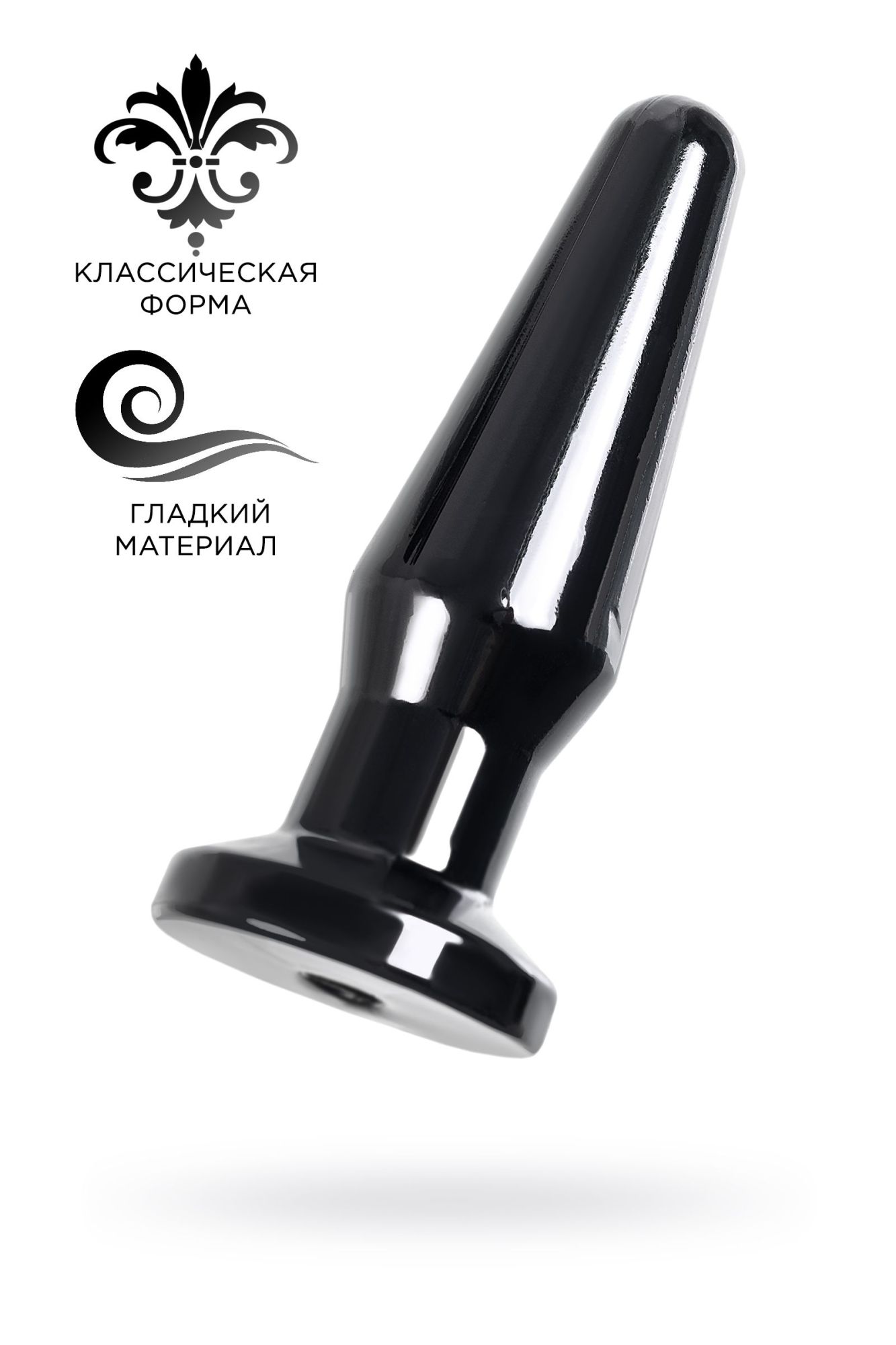 анальная втулка toyfa popo pleasure gemini β, tpe, черная, 12,4 см в Севастополе