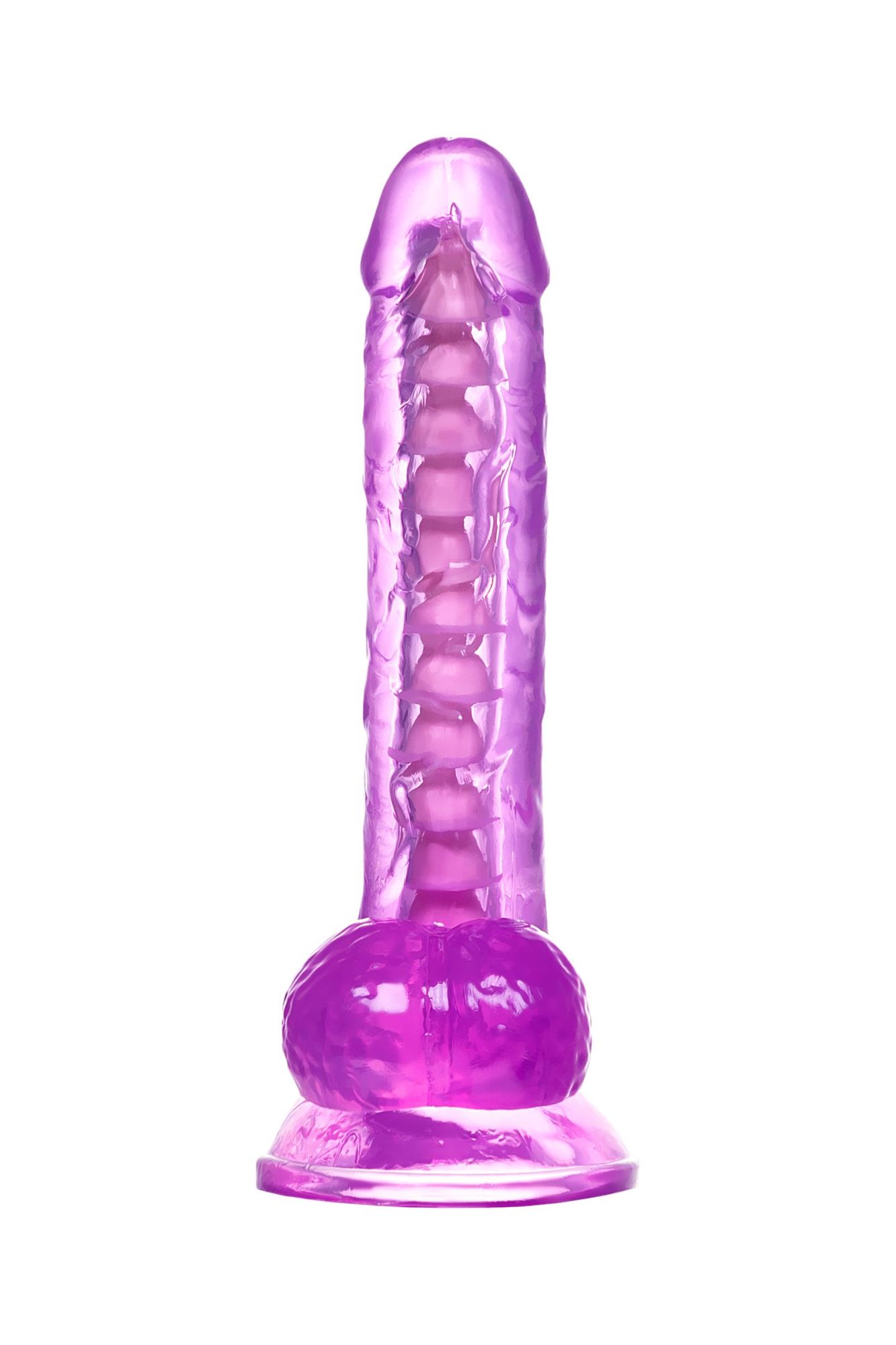 реалистичный фаллоимитатор a-toys by toyfa celiam, tpe, фиолетовый, 20,5 см в Севастополе