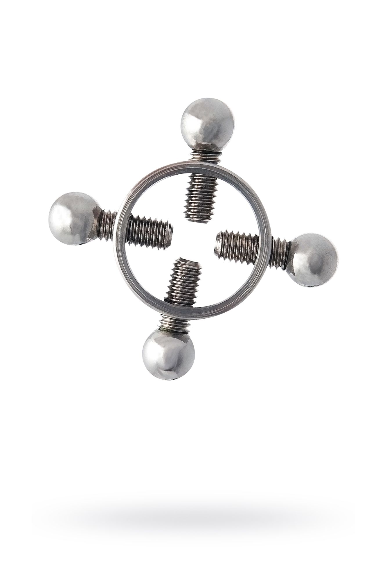 зажимы для сосков metal by toyfa, металл, серебряные, 2,6 см в Севастополе