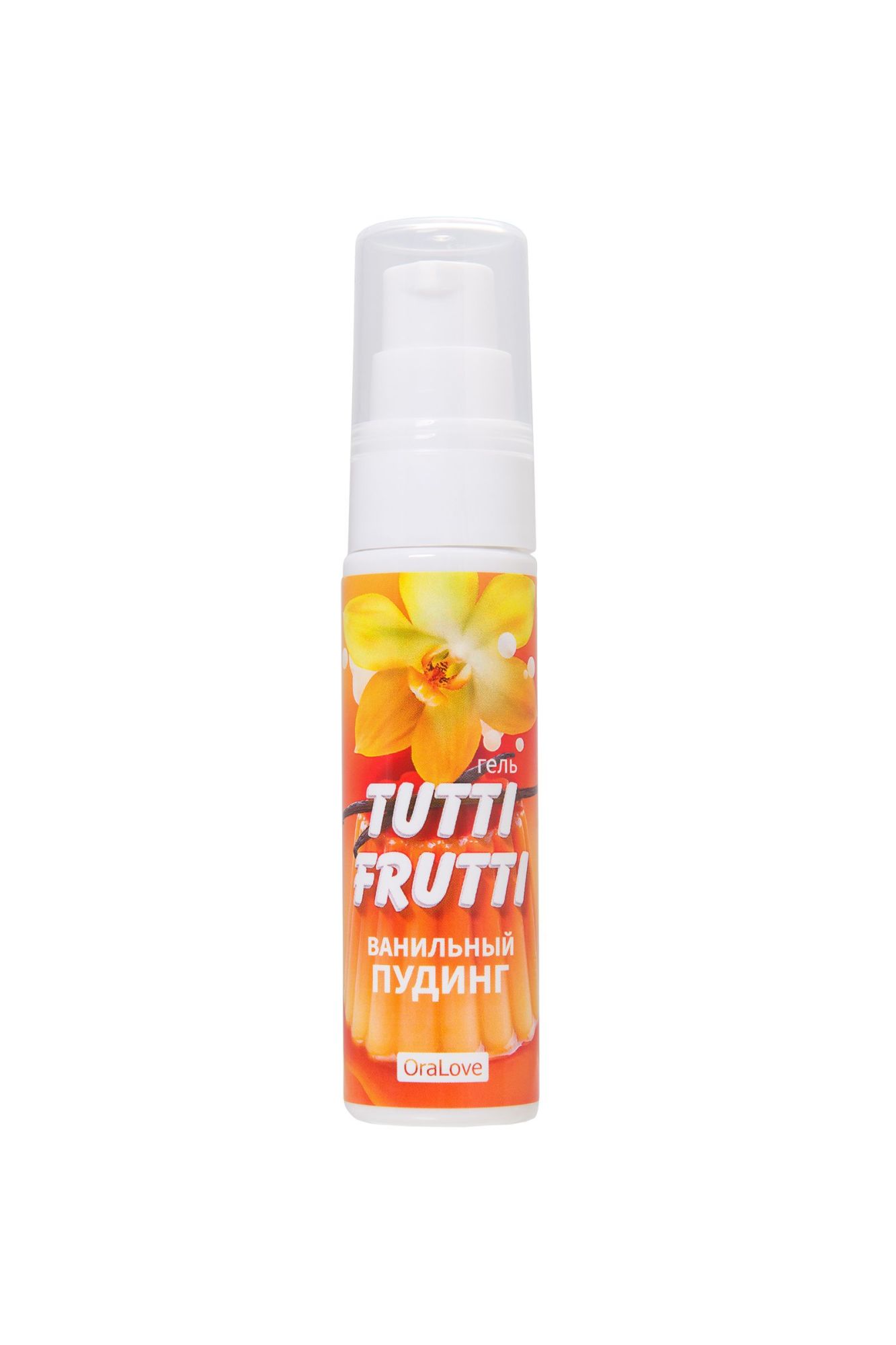 съедобная гель-смазка tutti-frutti для орального секса со вкусом ванильный пудинг, 30 гр в Севастополе