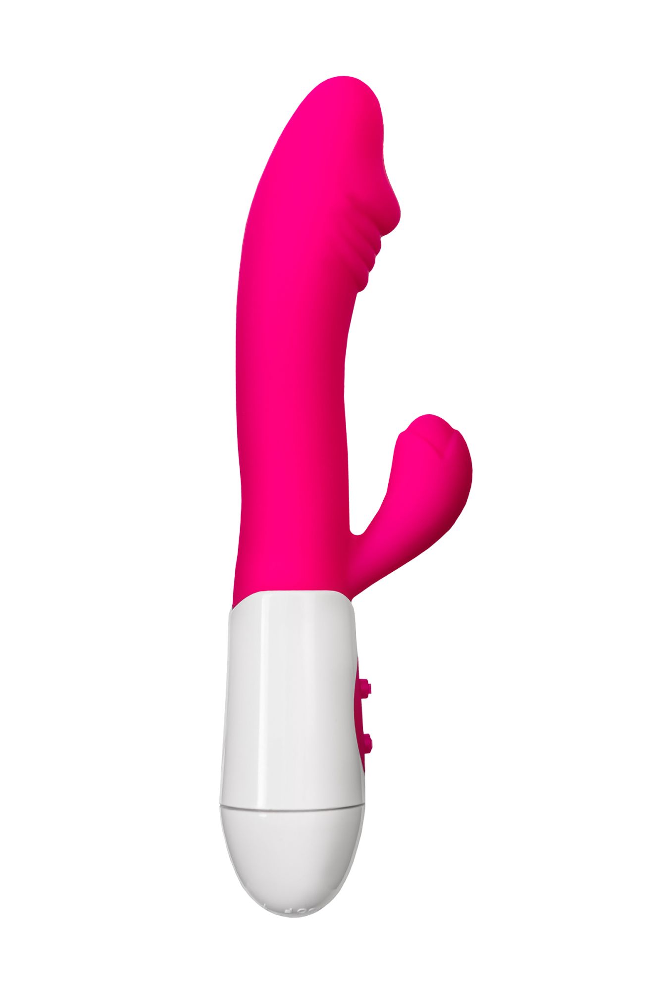 вибратор с клиторальным стимулятором toyfa a-toys area, силикон, розовый, 19,5 см в Севастополе