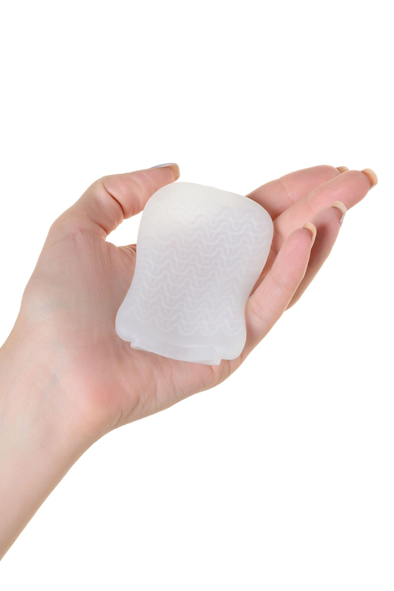 мастурбатор toyfa a-toys pocket wavy, tpr, белый, 7,8 см в Севастополе