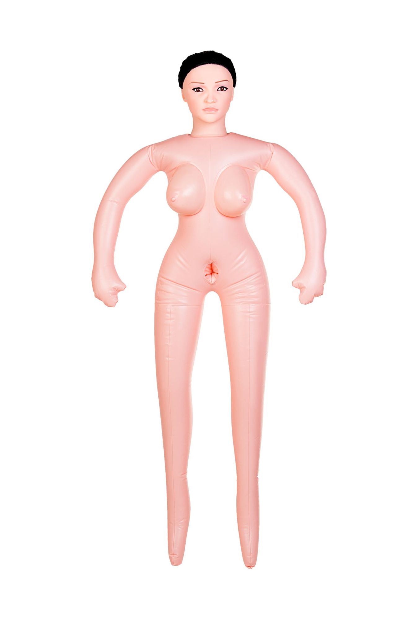 кукла надувная dolls-x by toyfa nurse emilia, реалистичная голова,брюнетка, с двумя отверстиями в Севастополе