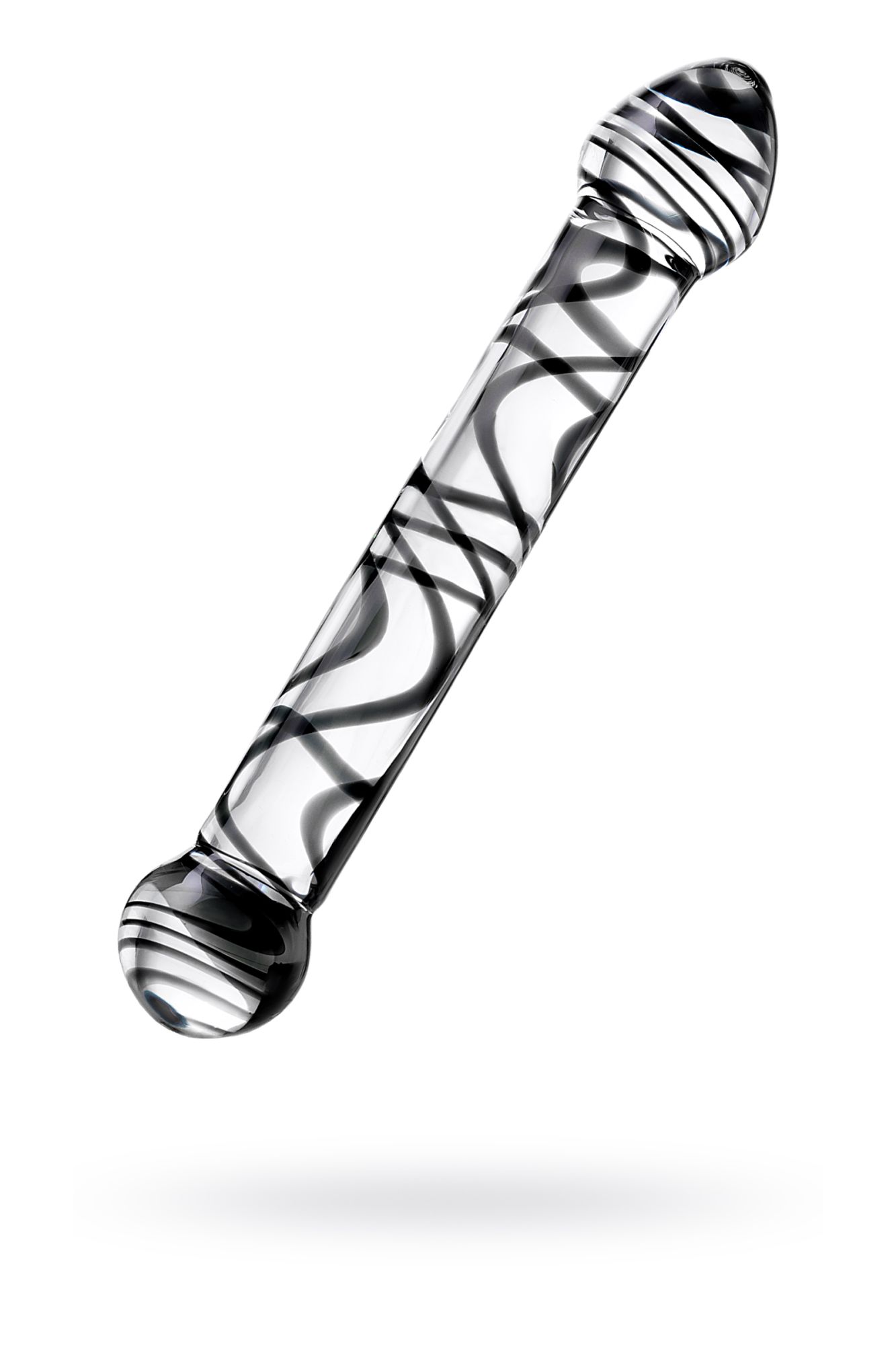 двусторонний фаллоимитатор sexus glass, стекло, прозрачный, 20,5 см в Севастополе