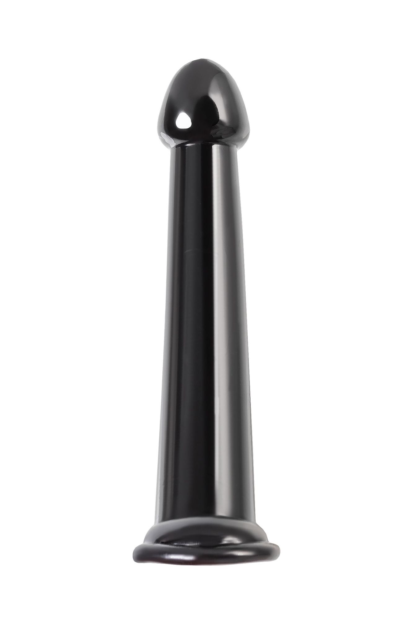 нереалистичный фаллоимитатор jelly dildo l toyfa basic, tpe, чёрный, 20 см в Севастополе