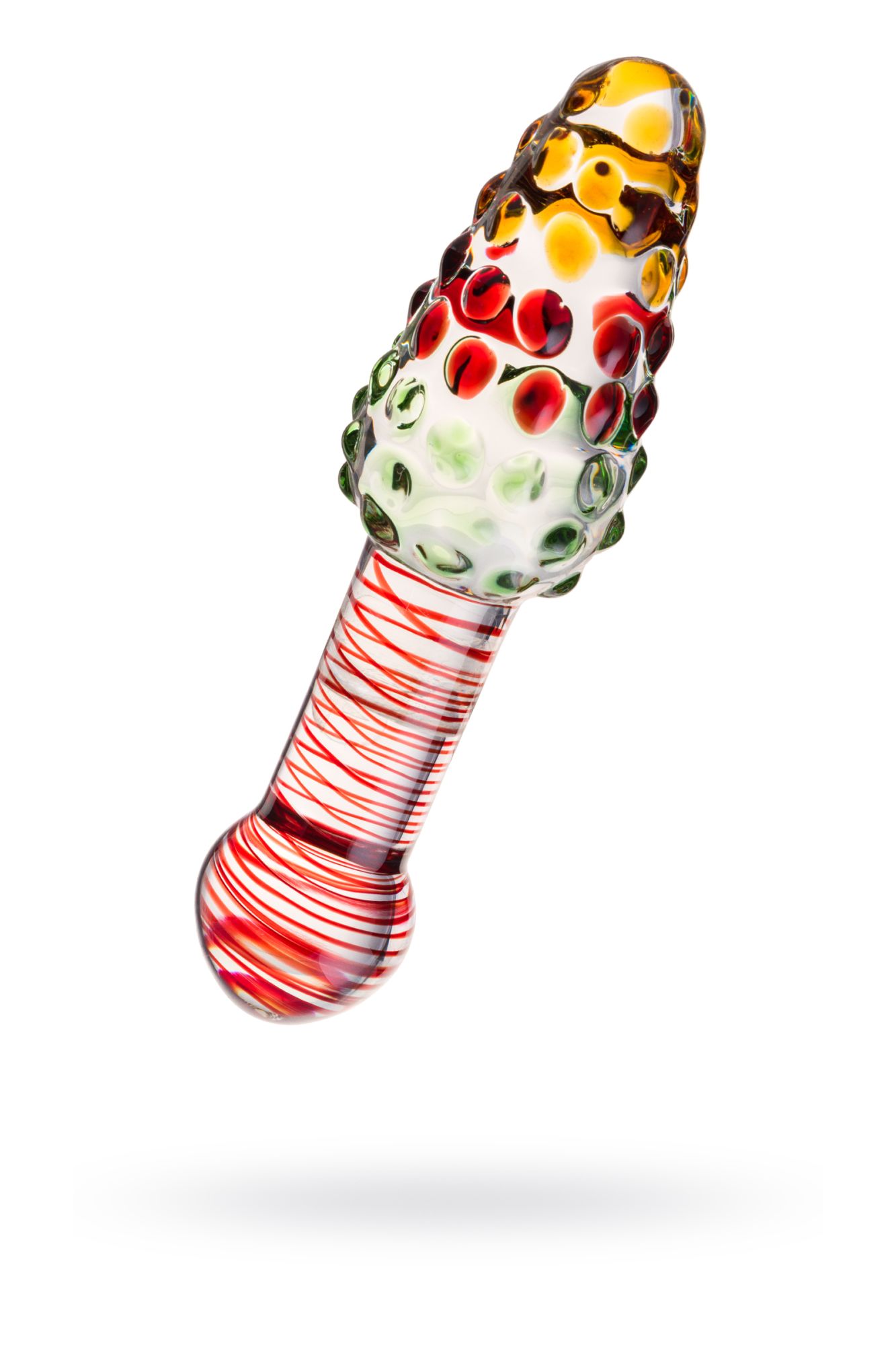 двусторонний фаллоимитатор sexus glass, стекло, прозрачный, 17,5 см в Севастополе