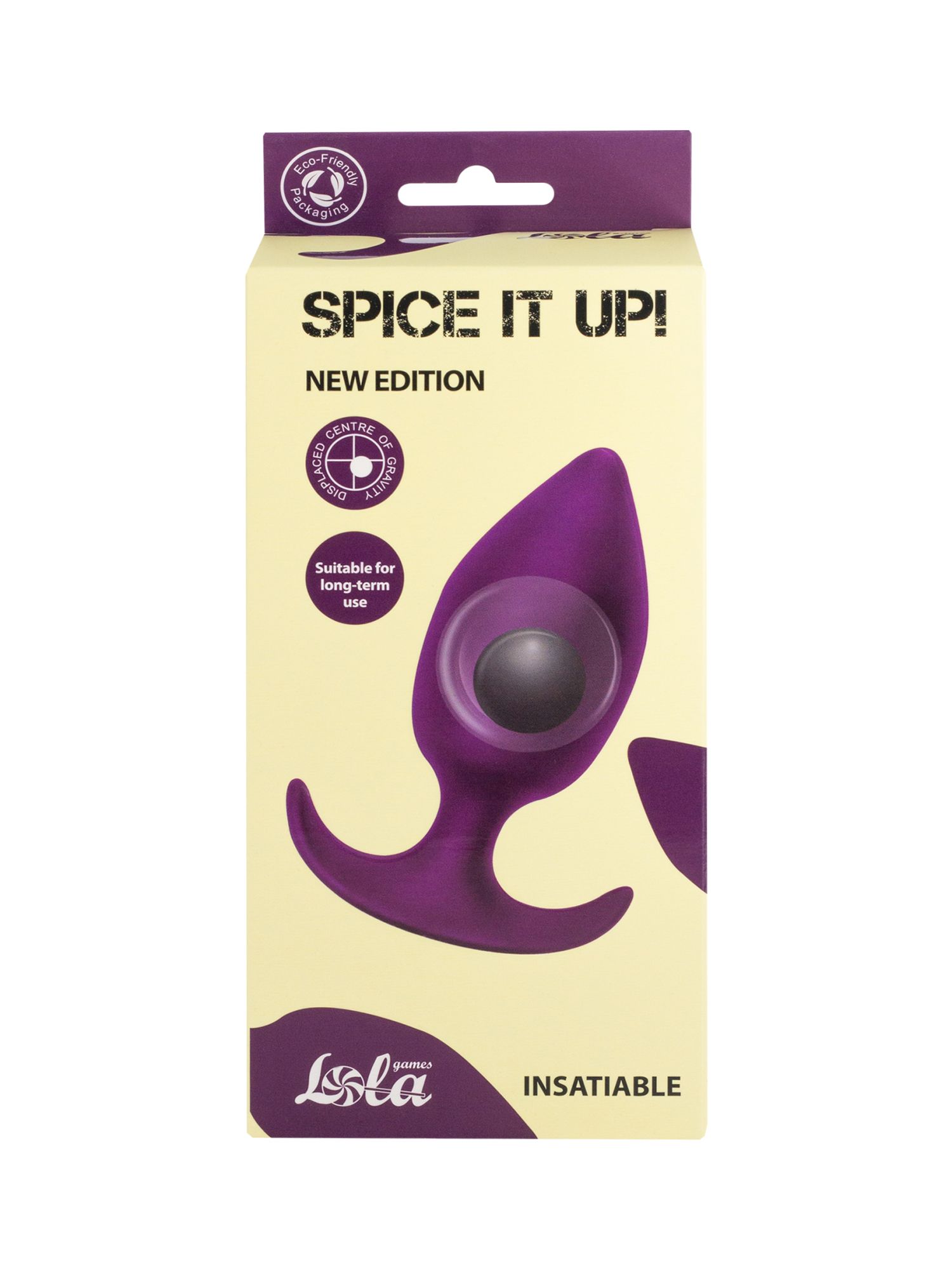 пробка со смещенным центром тяжести spice it up insatiable ultraviolet 8011-04lola в Севастополе