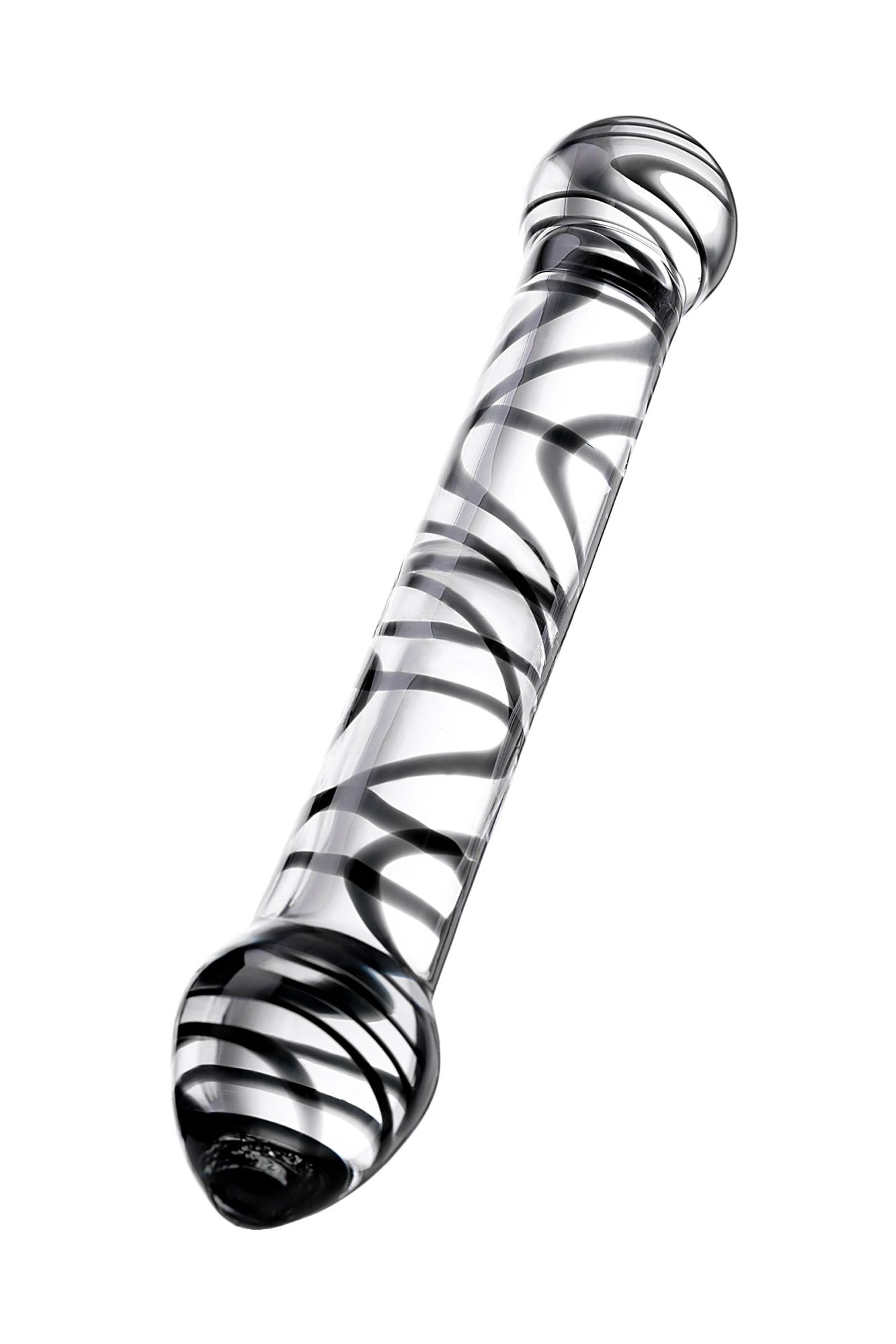 двусторонний фаллоимитатор sexus glass, стекло, прозрачный, 20,5 см в Севастополе