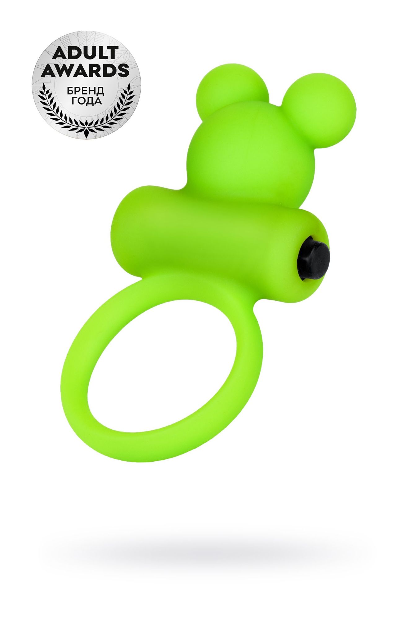 виброкольцо на пенис a-toys by toyfa chio, силикон, зеленое, 8,1 см, ø 3,1 см в Севастополе