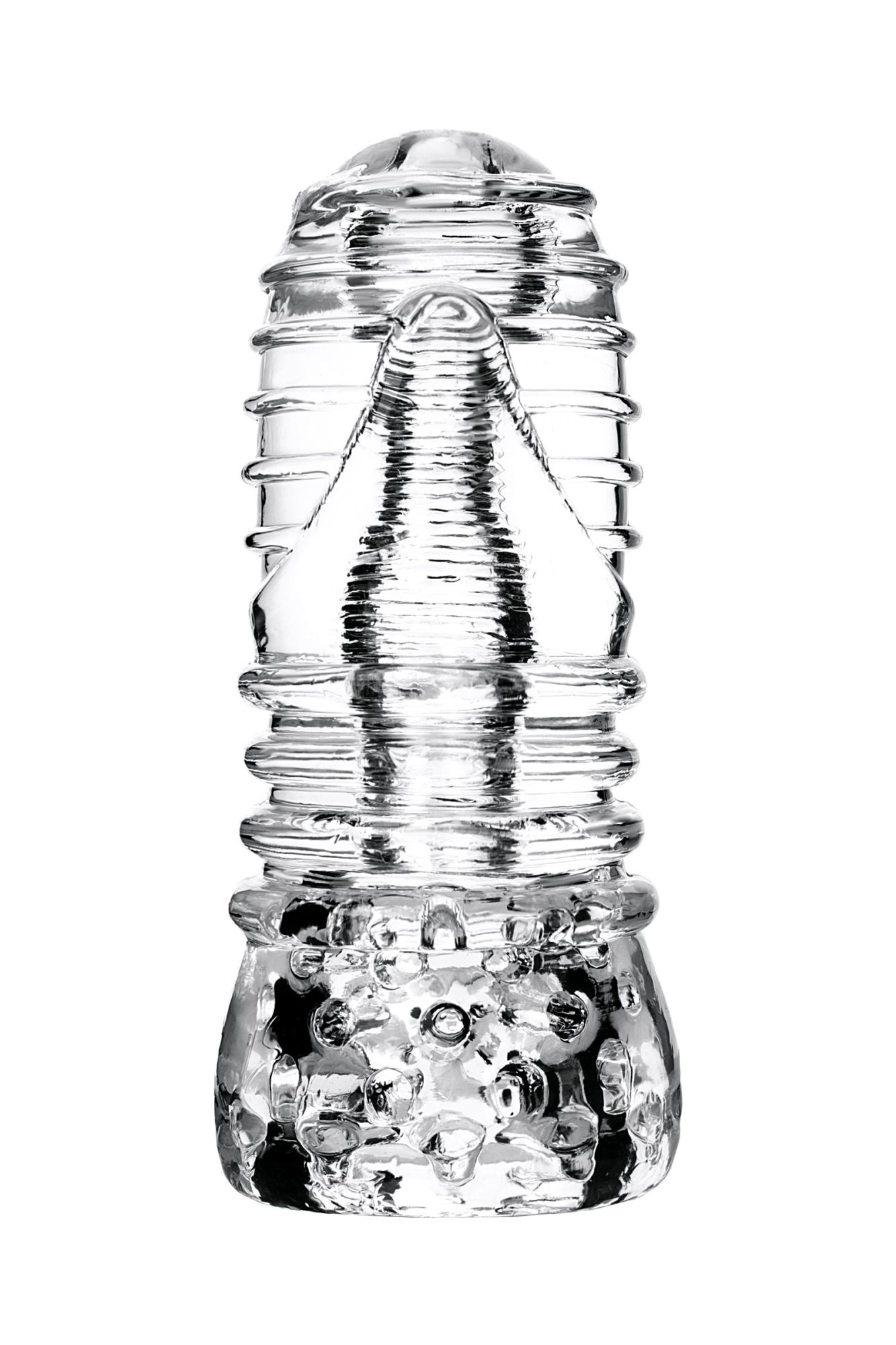 мастурбатор нереалистичный lingam by toyfa savitri, tpe, прозрачный, 14 см в Севастополе