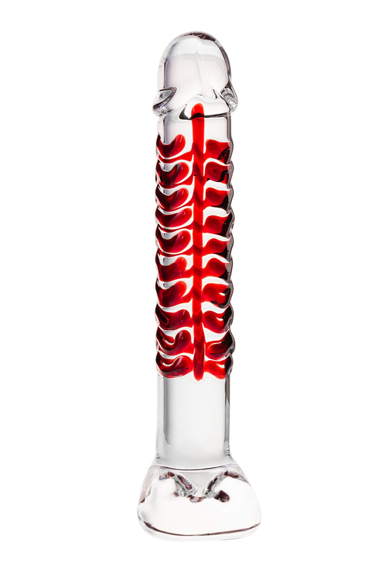 нереалистичный фаллоимитатор sexus glass, стекло, прозрачный, 16 см в Севастополе