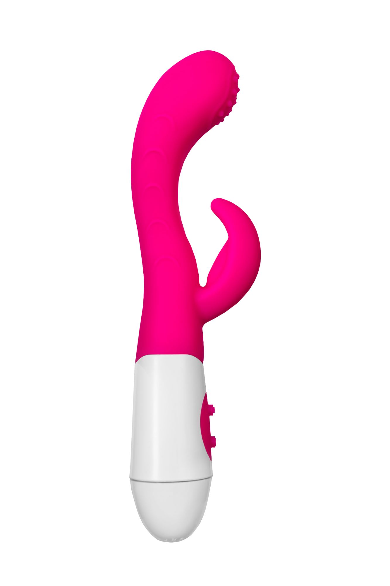 вибратор с клиторальным стимулятором toyfa a-toys nessy, силикон, розовый, 20 см в Севастополе