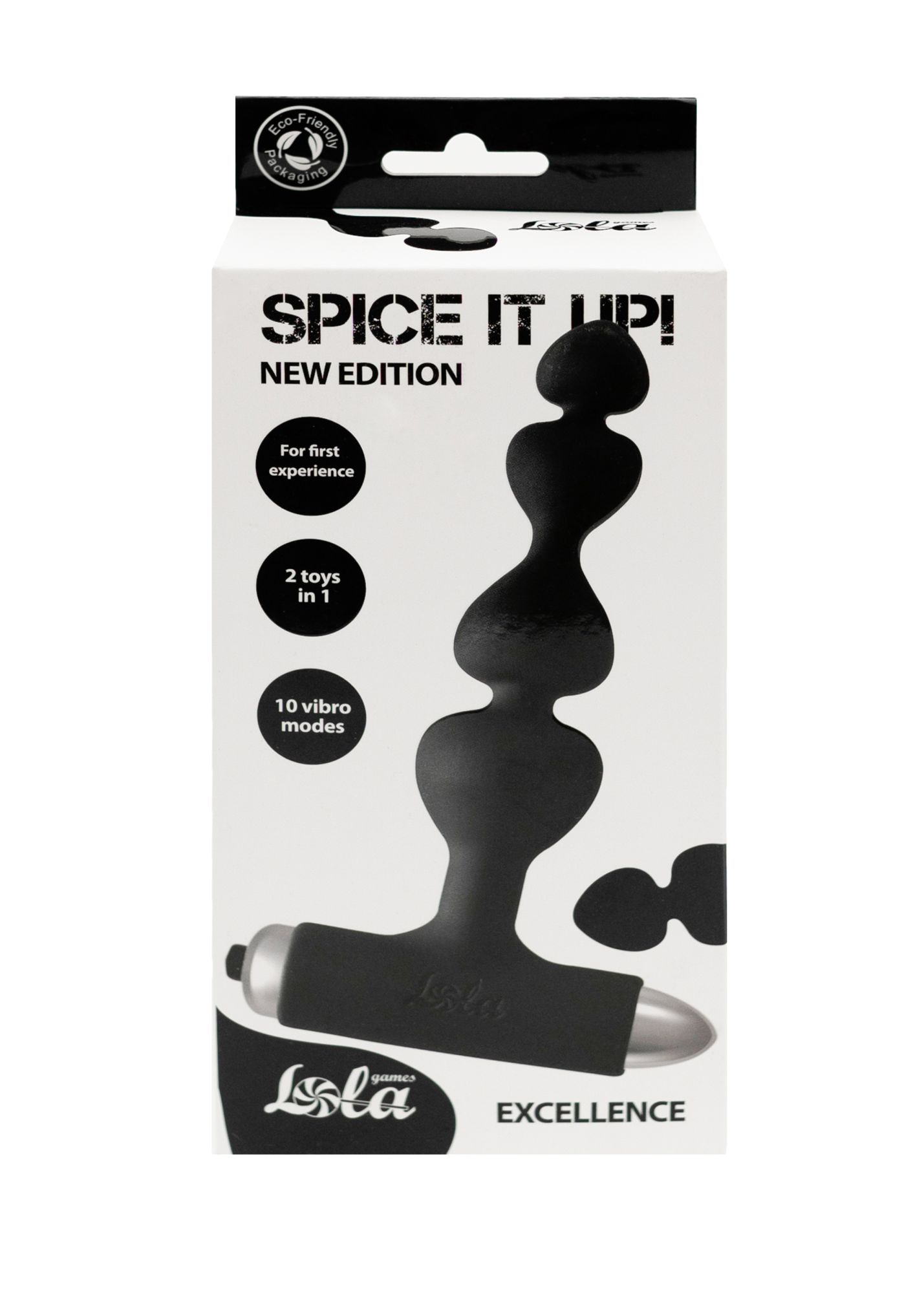 анальная пробка с вибрацией spice it up new edition excellence black 8016-01lola в Севастополе