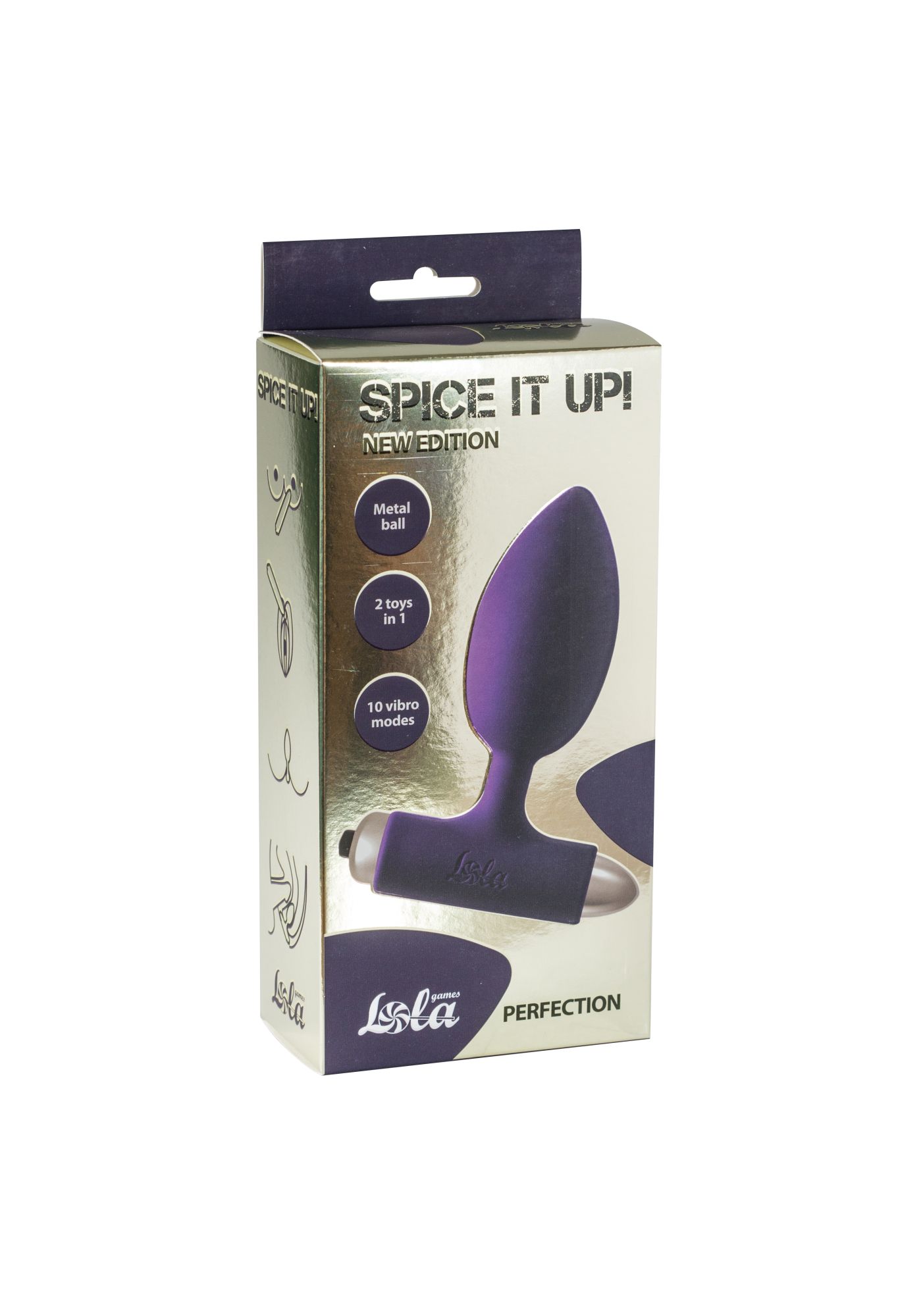 анальная пробка с вибрацией spice it up new edition perfection ultraviolet 8014-04lola в Севастополе