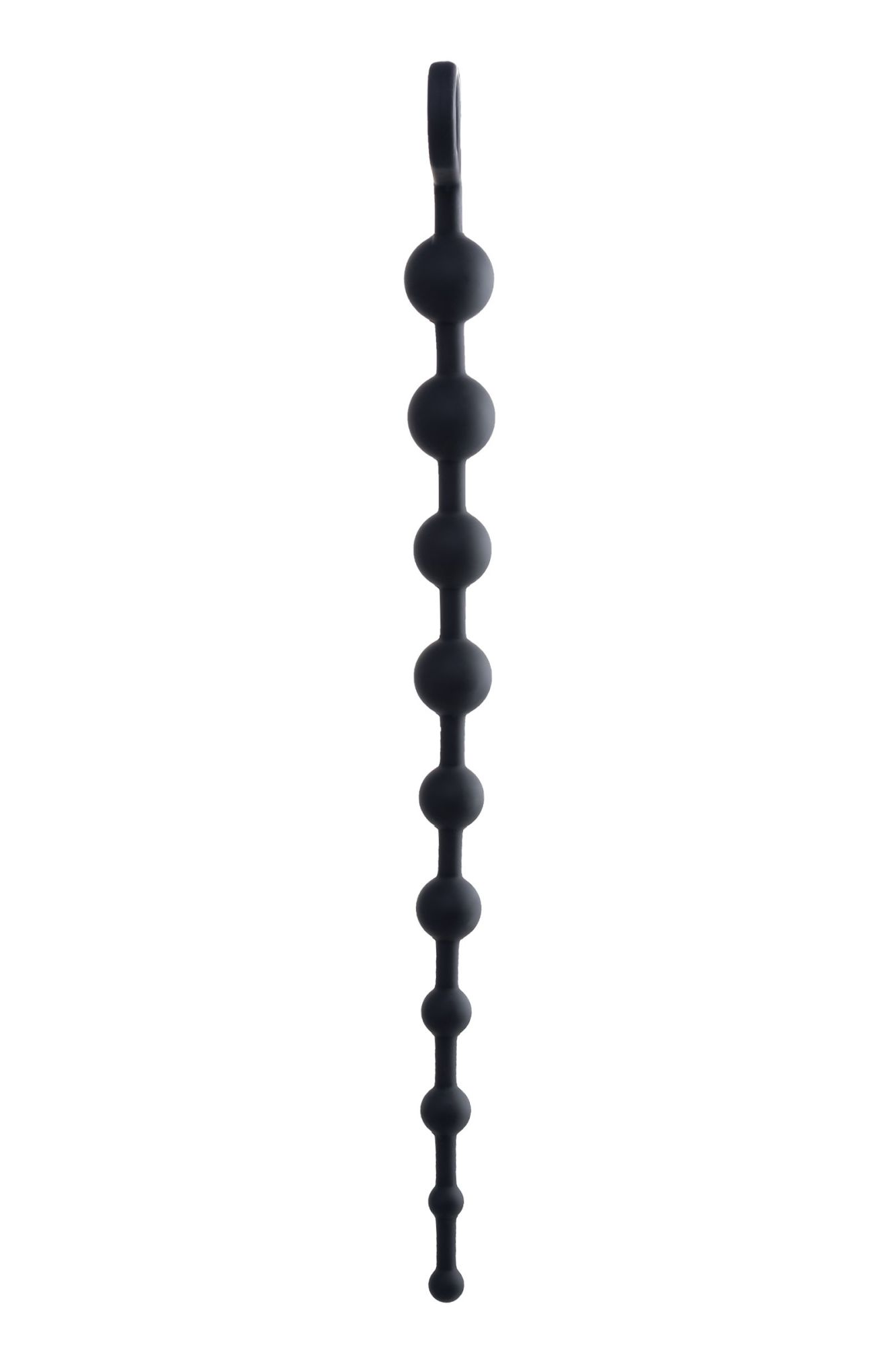 анальные бусы toyfa popo pleasure cephei, водонепроницаемые, силикон, черные, 33,5 см, ø 2,4 см в Севастополе
