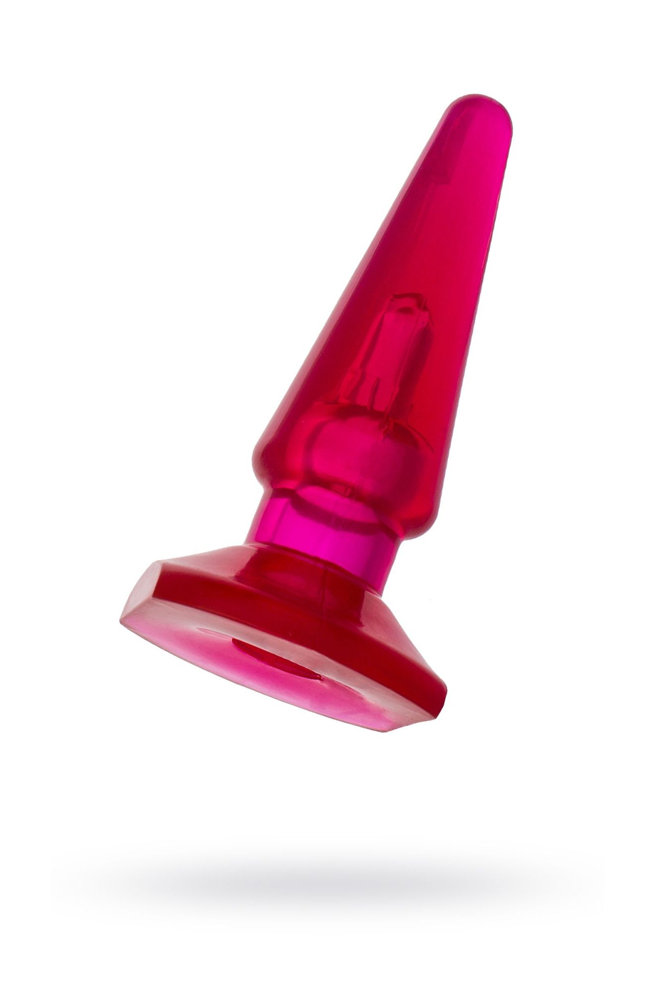 анальная втулка toyfa basic, pvc, розовый, 9,5 см в Севастополе