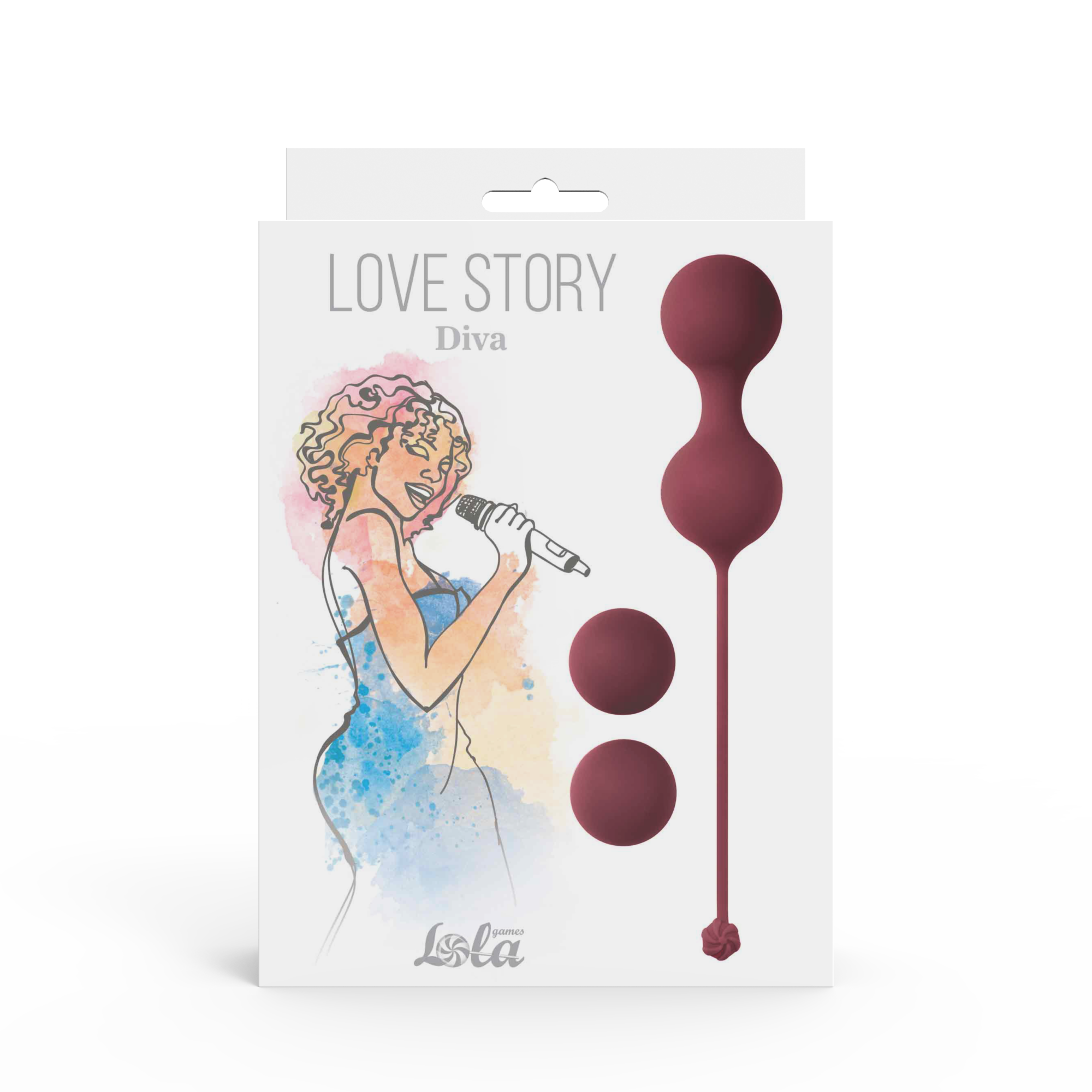 набор вагинальных шариков love story diva wine red 3012-02lola в Севастополе