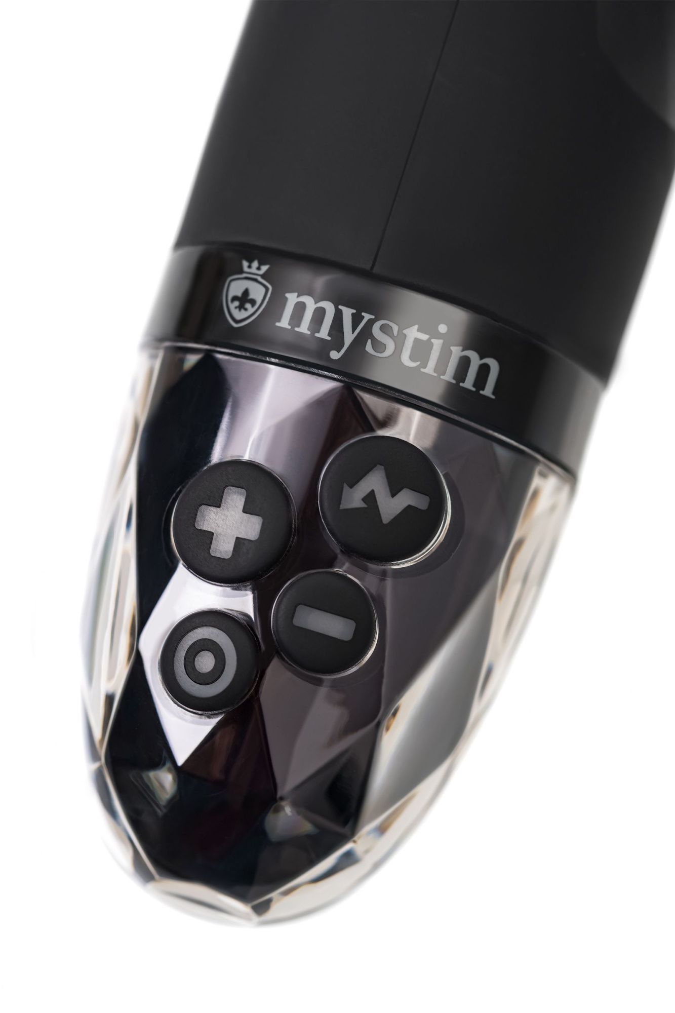 вибратор mystim right on ron с электростимуляцией,силикон, черный, 16,5 см в Севастополе