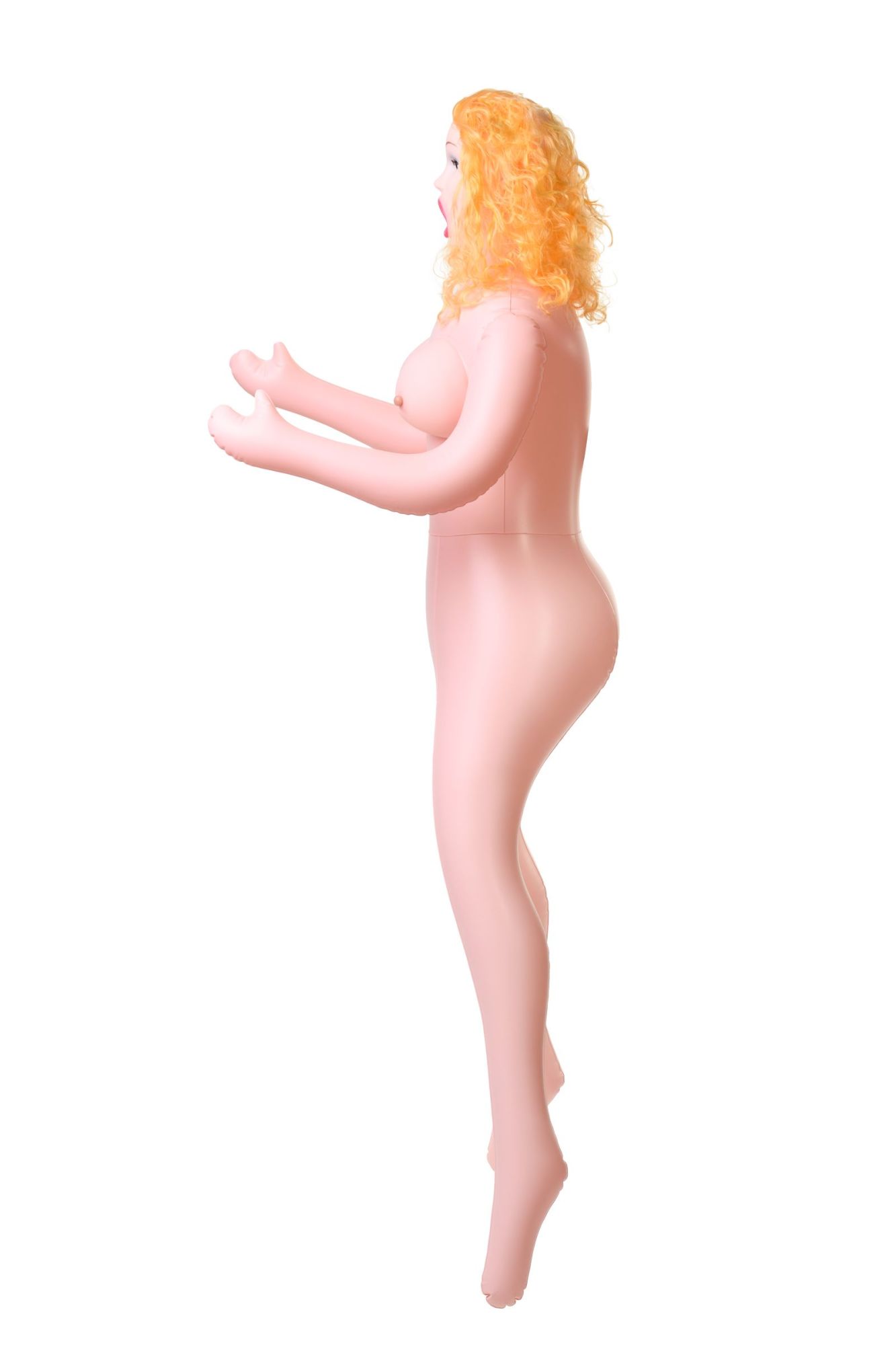 кукла надувная dolls-x by toyfa celine с реалистичной головой, блондинка, с тремя отверстиями в Севастополе