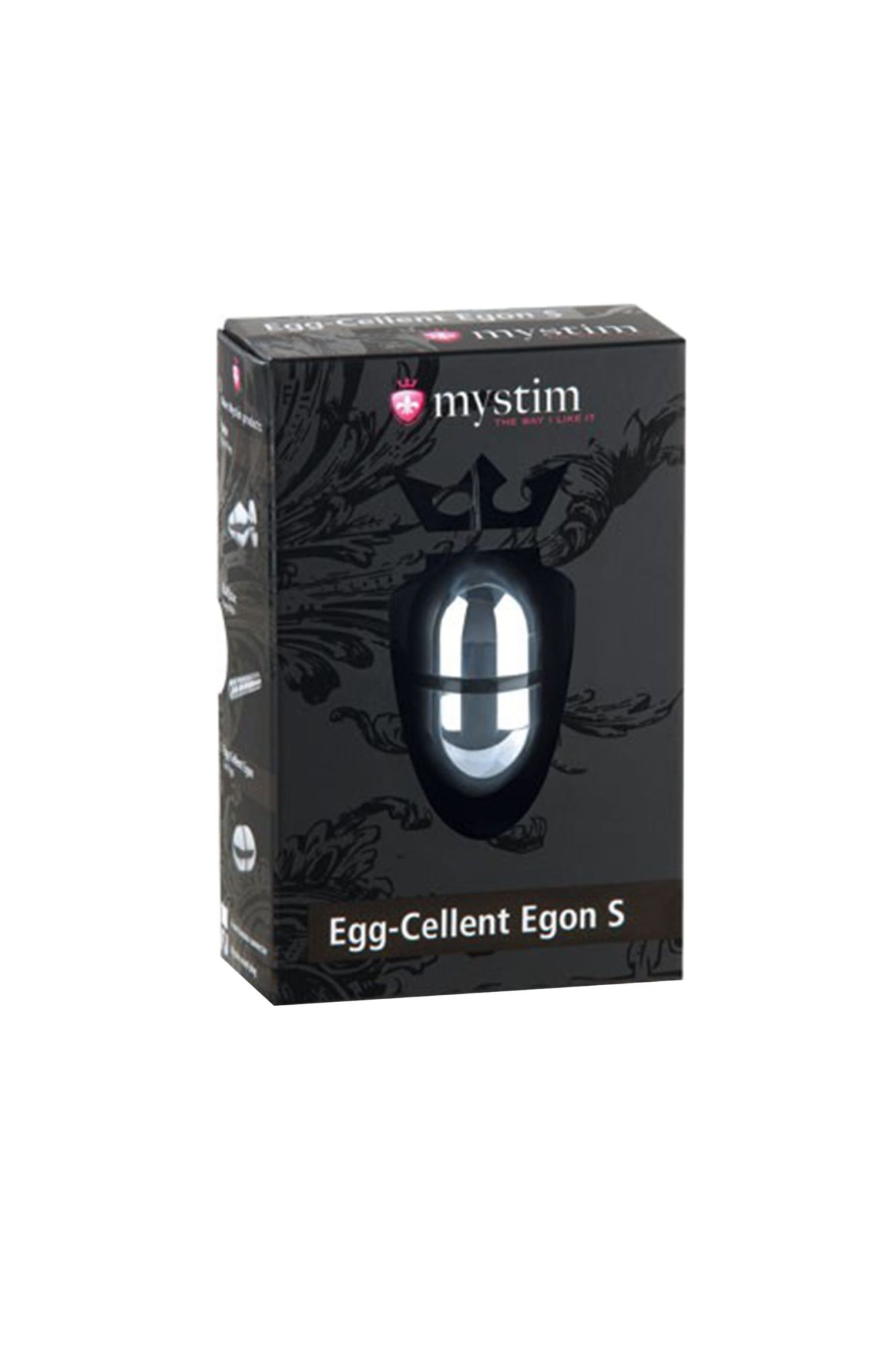 электростимулятор яйцо mystim egg-cellent egon s, хирургическая сталь, серебряный, 5.5 см в Севастополе