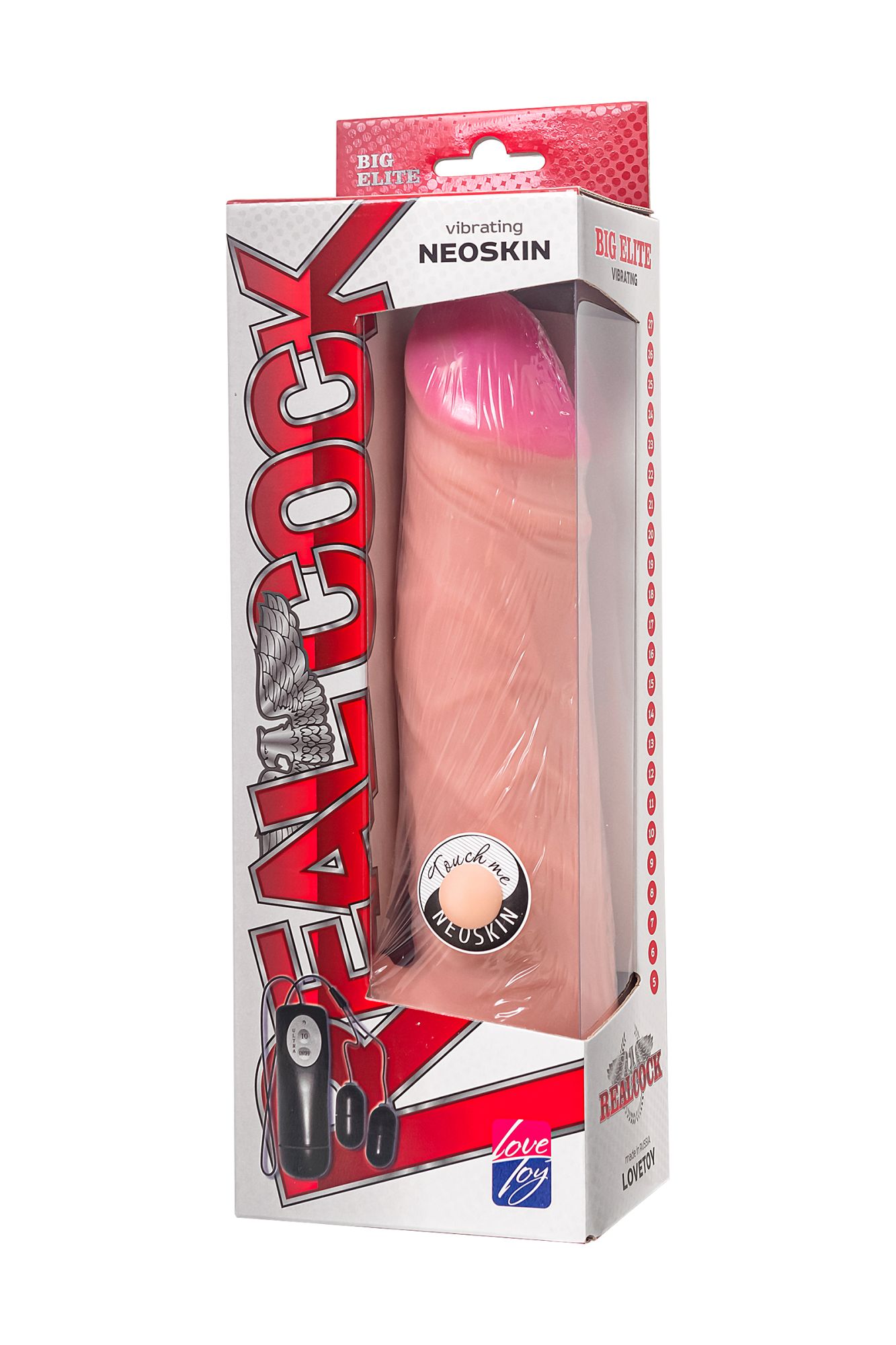 вибратор-гигант lovetoy, реалистичный, neoskin, телесный, 27 см, ø 6,1 см в Севастополе