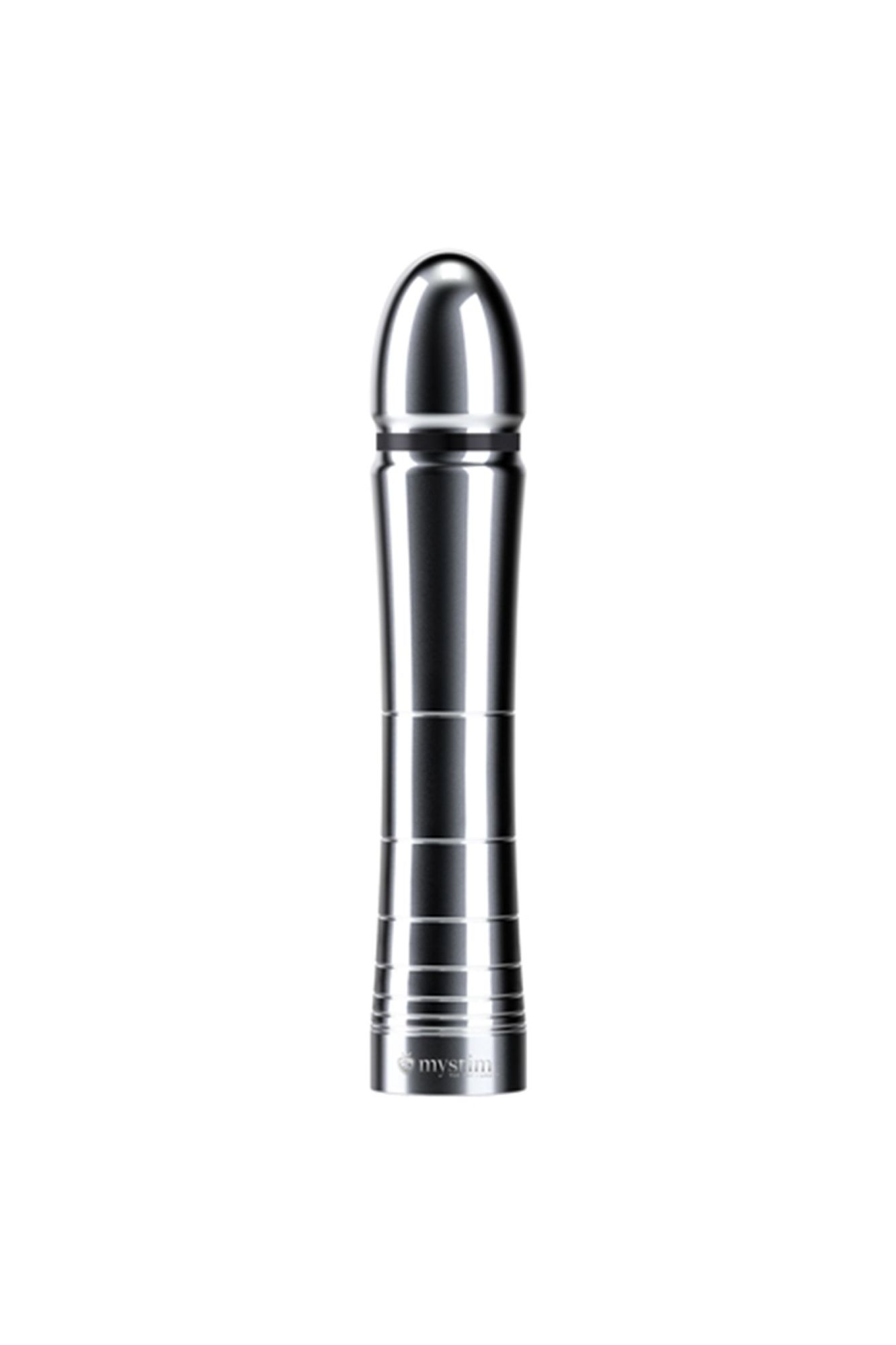 фаллоимитатор mystim glossy glen, электростимуляция, хирургическая сталь, серебряный, 14 см в Севастополе