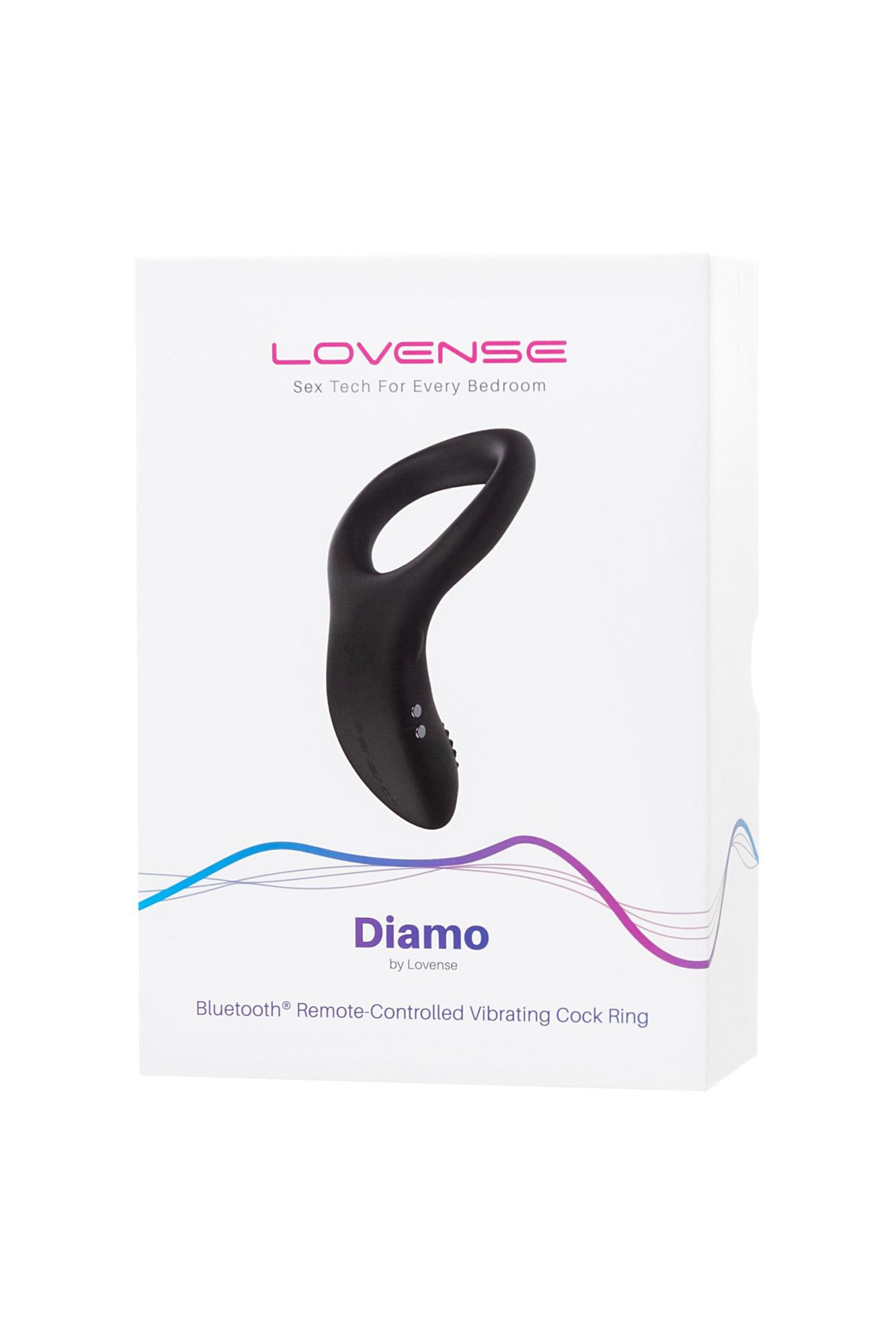 эрекционное кольцо lovense diamo, силикон, черное в Севастополе