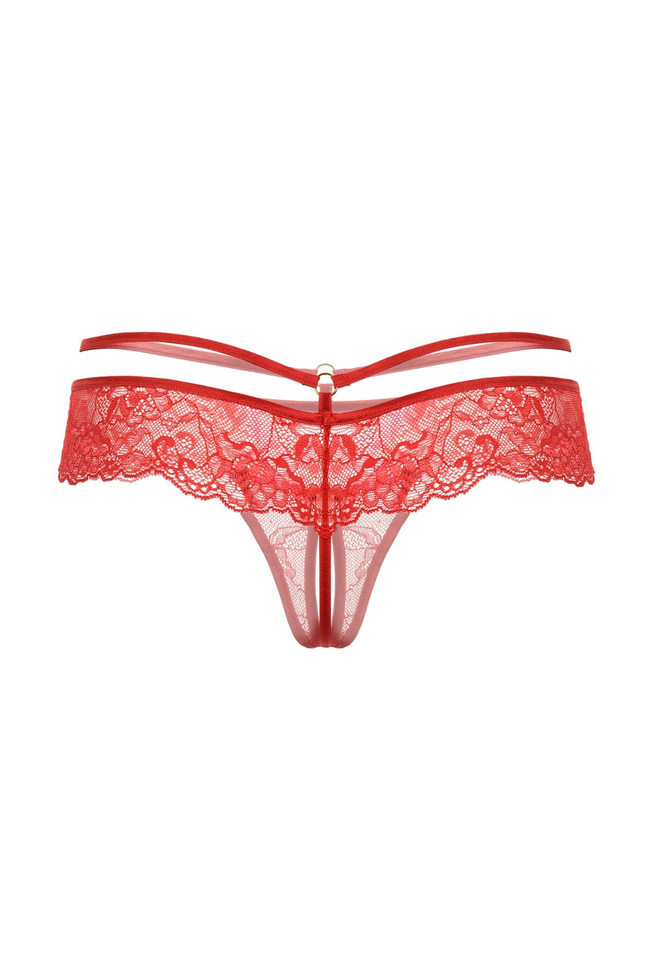 Эротическое стринги softline collection, красный, m/l в Севастополе