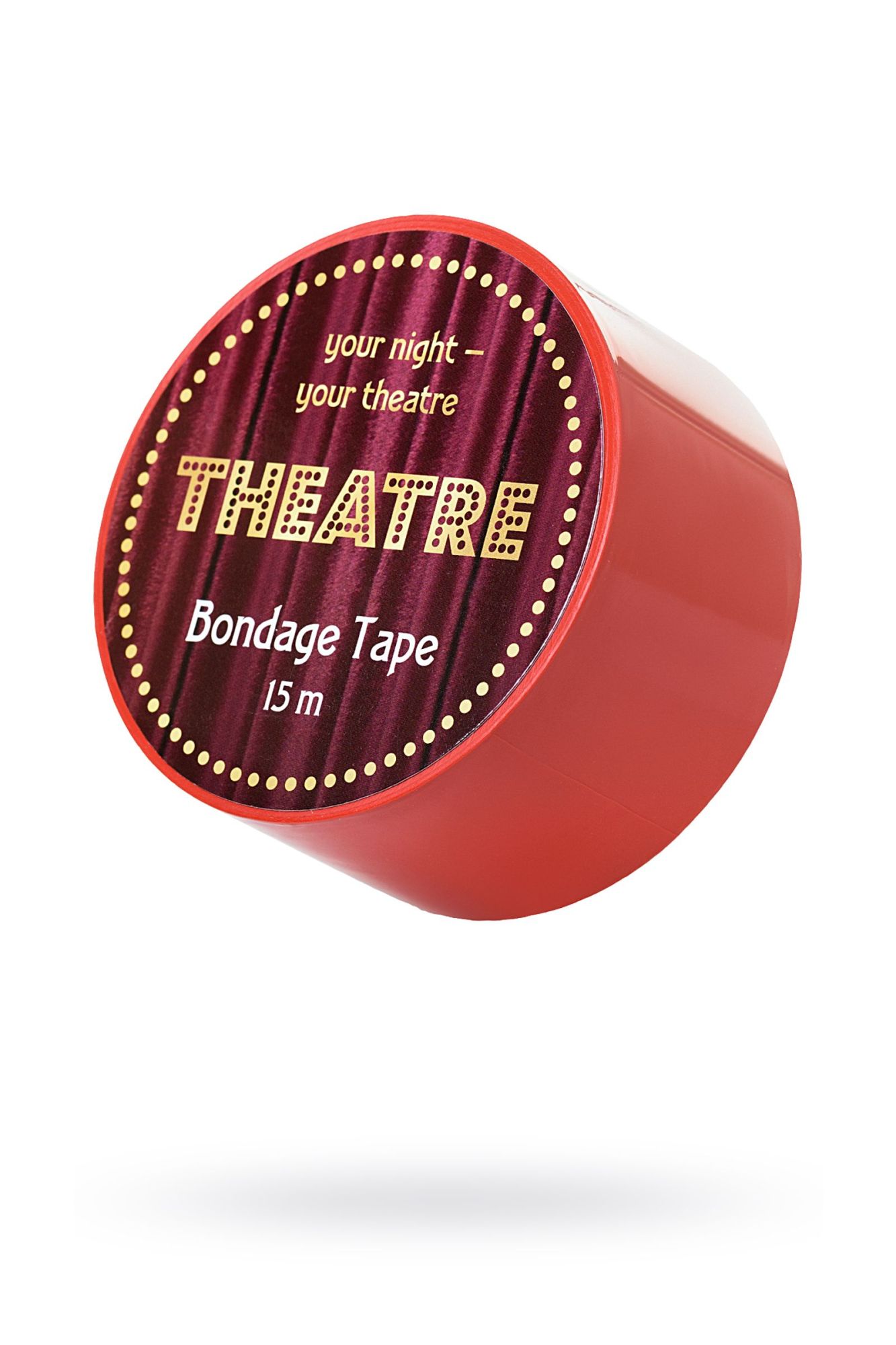 бондажный скотч toyfa theatre, красный, 15 м в Севастополе