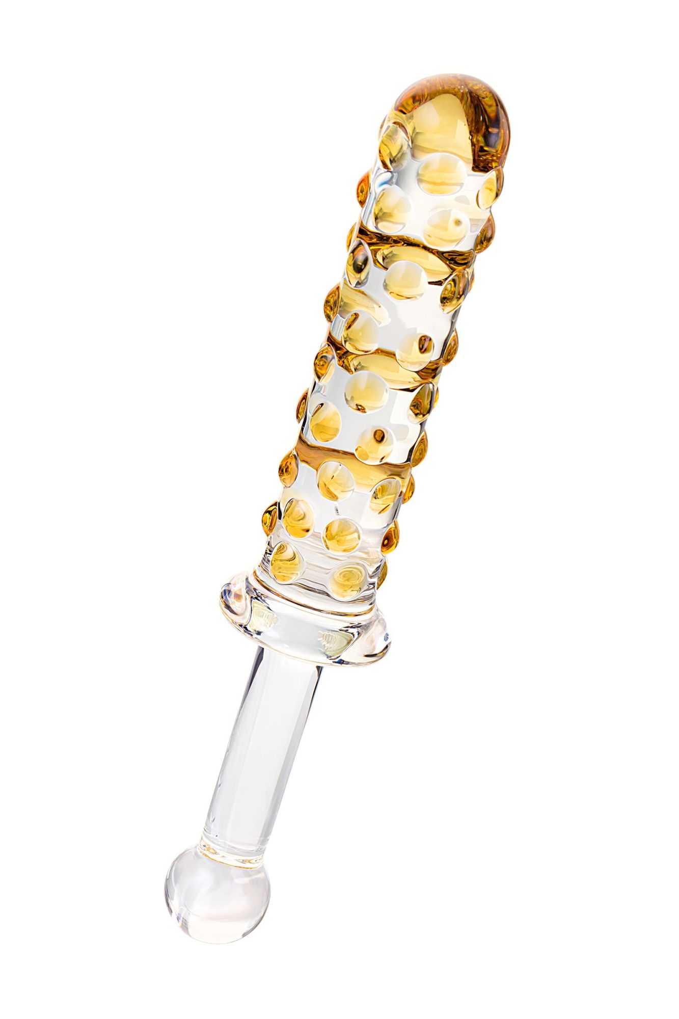 двусторонний фаллоимитатор sexus glass, стекло, прозрачный, 25 см в Севастополе