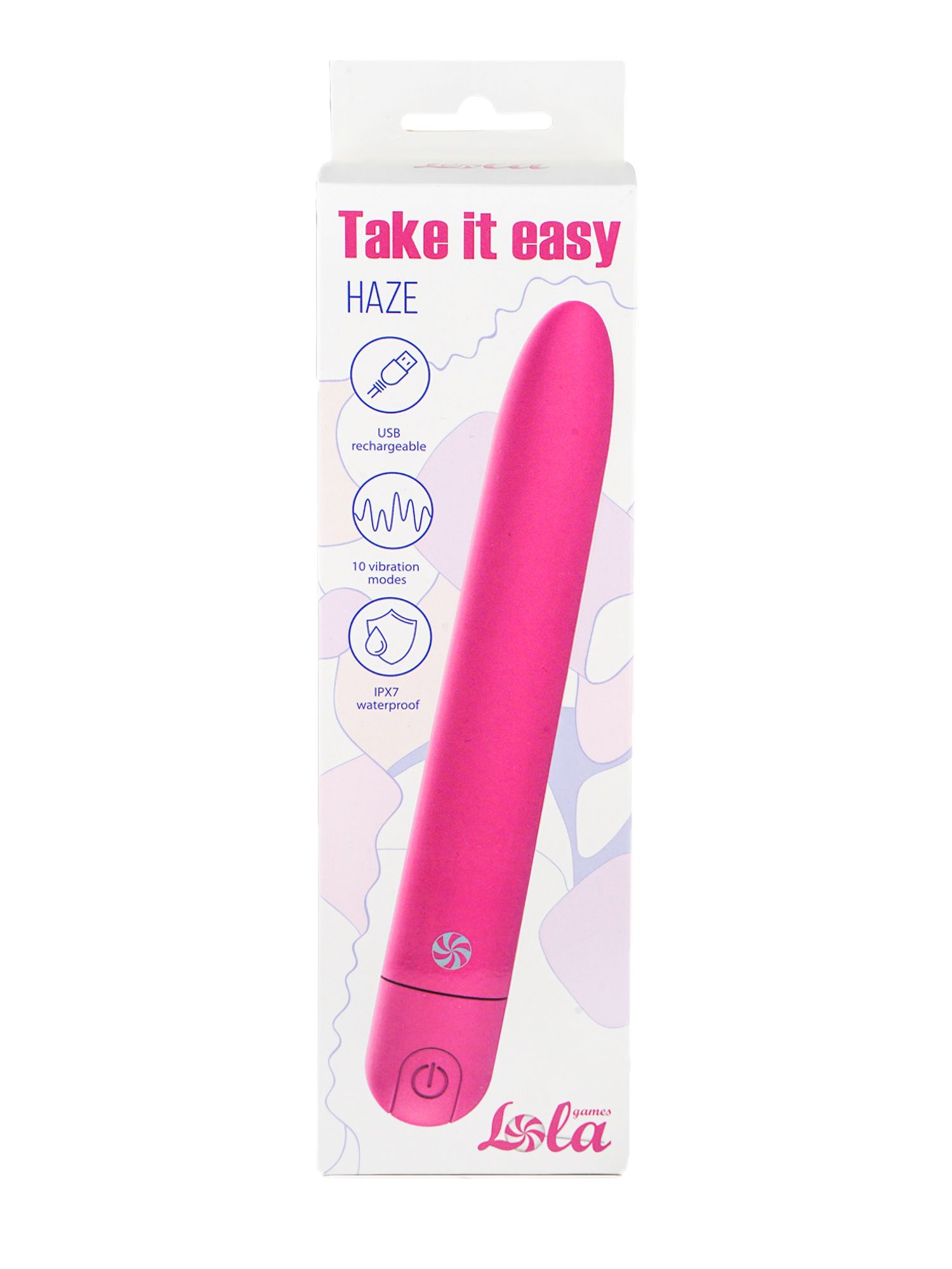 перезаряжаемый вибратор take it easy haze pink 9025-02lola в Севастополе
