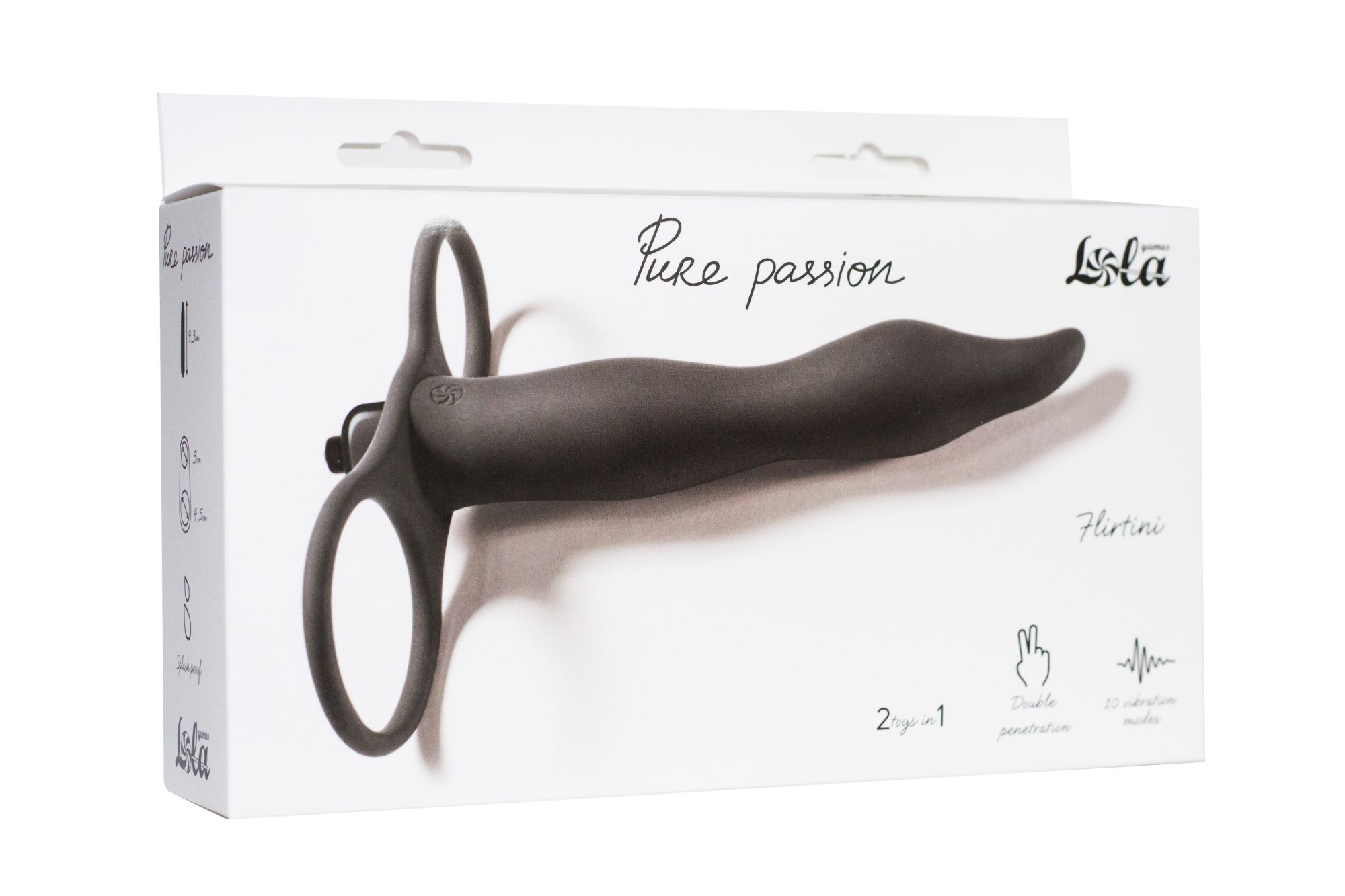 вибронасадка для двойного проникновения pure passion flirtini black 1204-01lola в Севастополе