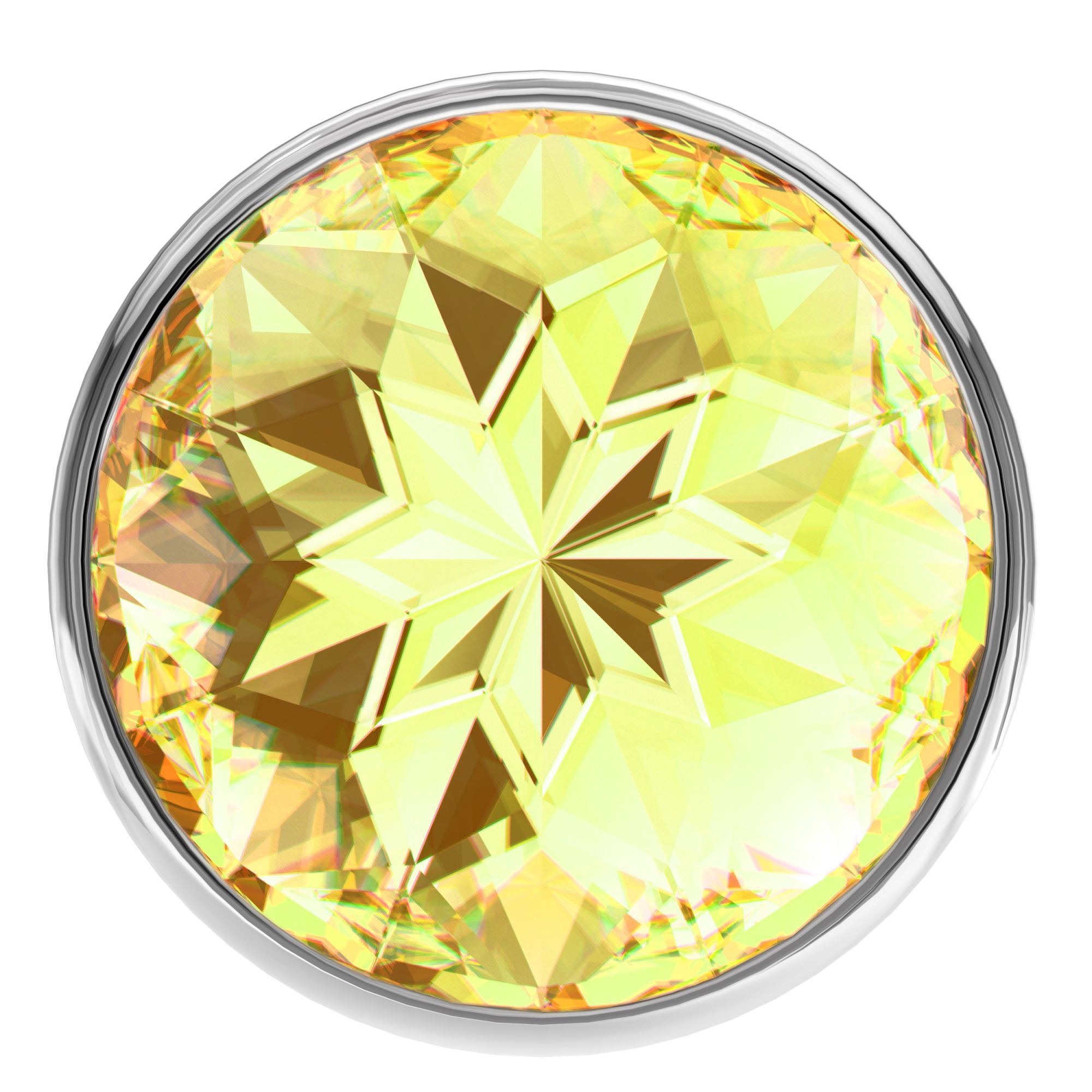 анальная пробка diamond yellow sparkle small 4009-02lola в Севастополе