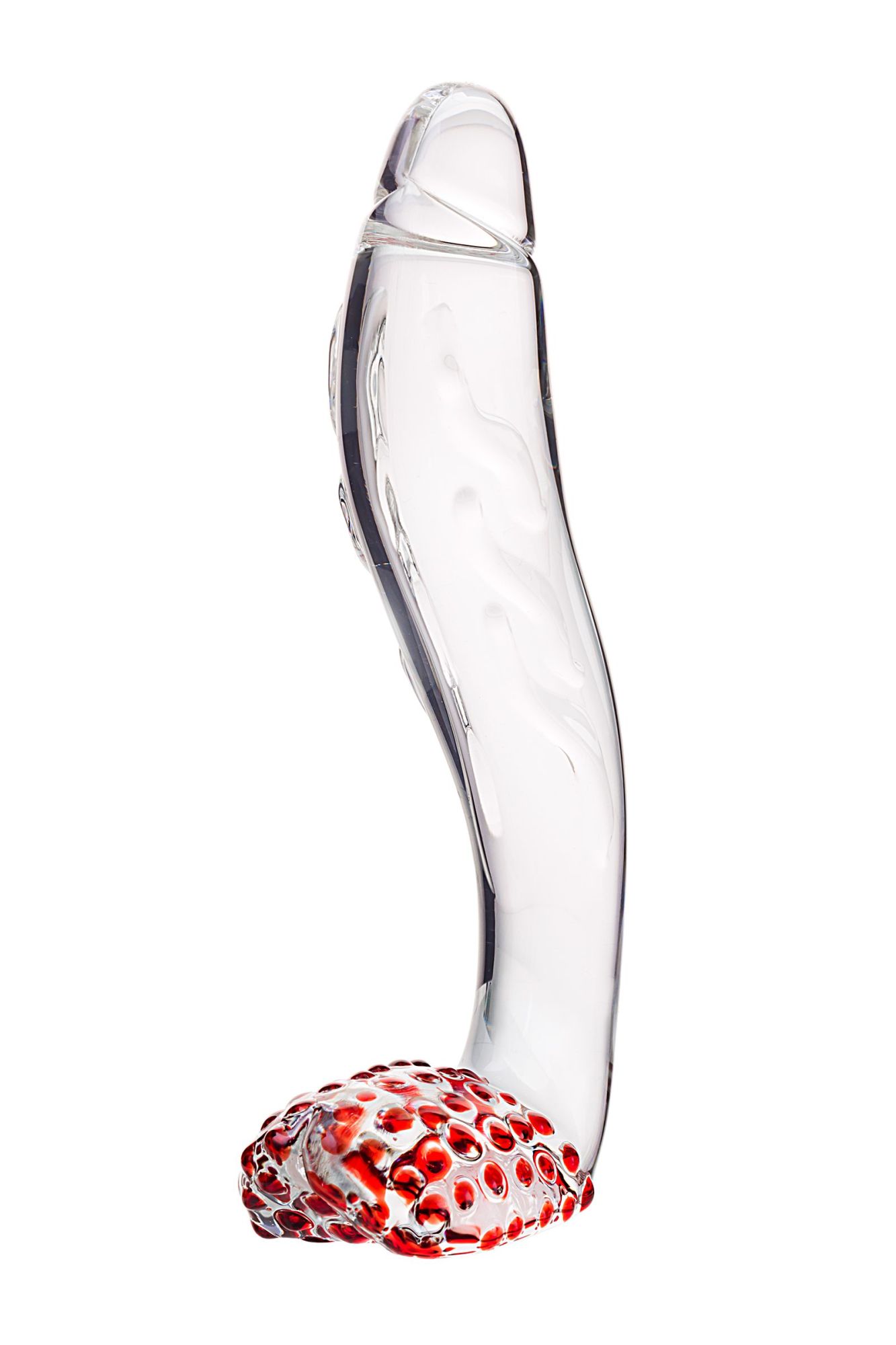 нереалистичный фаллоимитатор sexus glass, стекло, прозрачный, 17,5 см в Севастополе