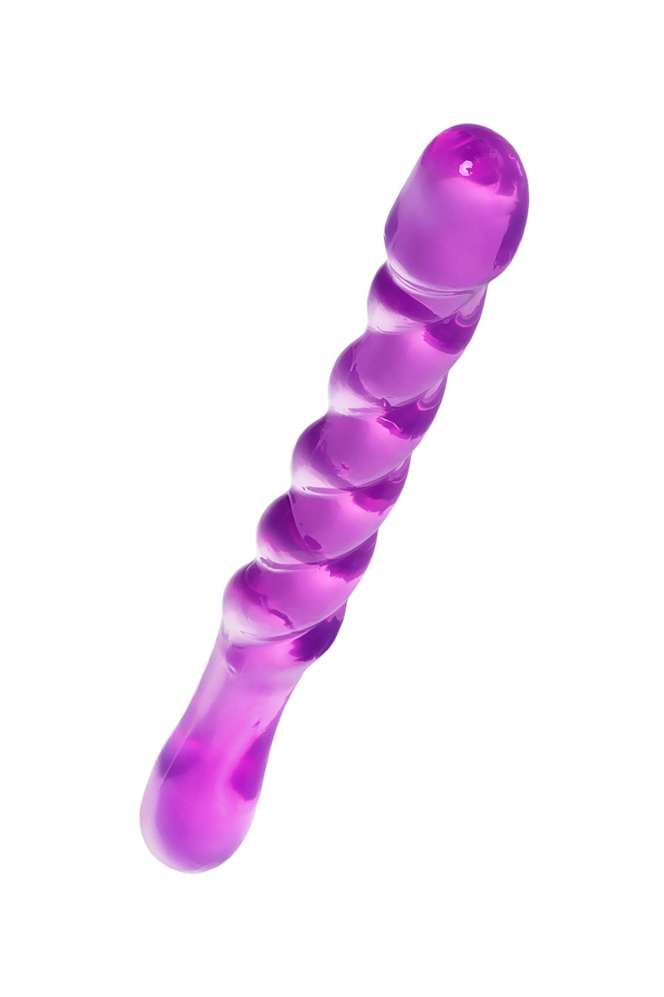 двусторонний фаллоимитатор a-toys by toyfa tanza, tpe, фиолетовый, 27,5 см в Севастополе