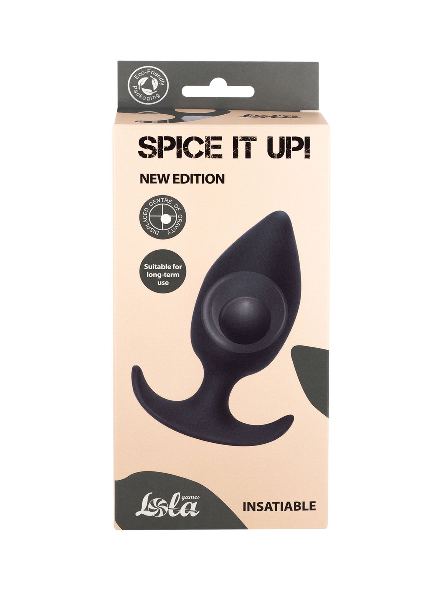 пробка со смещенным центром тяжести spice it up insatiable dark grey 8011-02lola в Севастополе