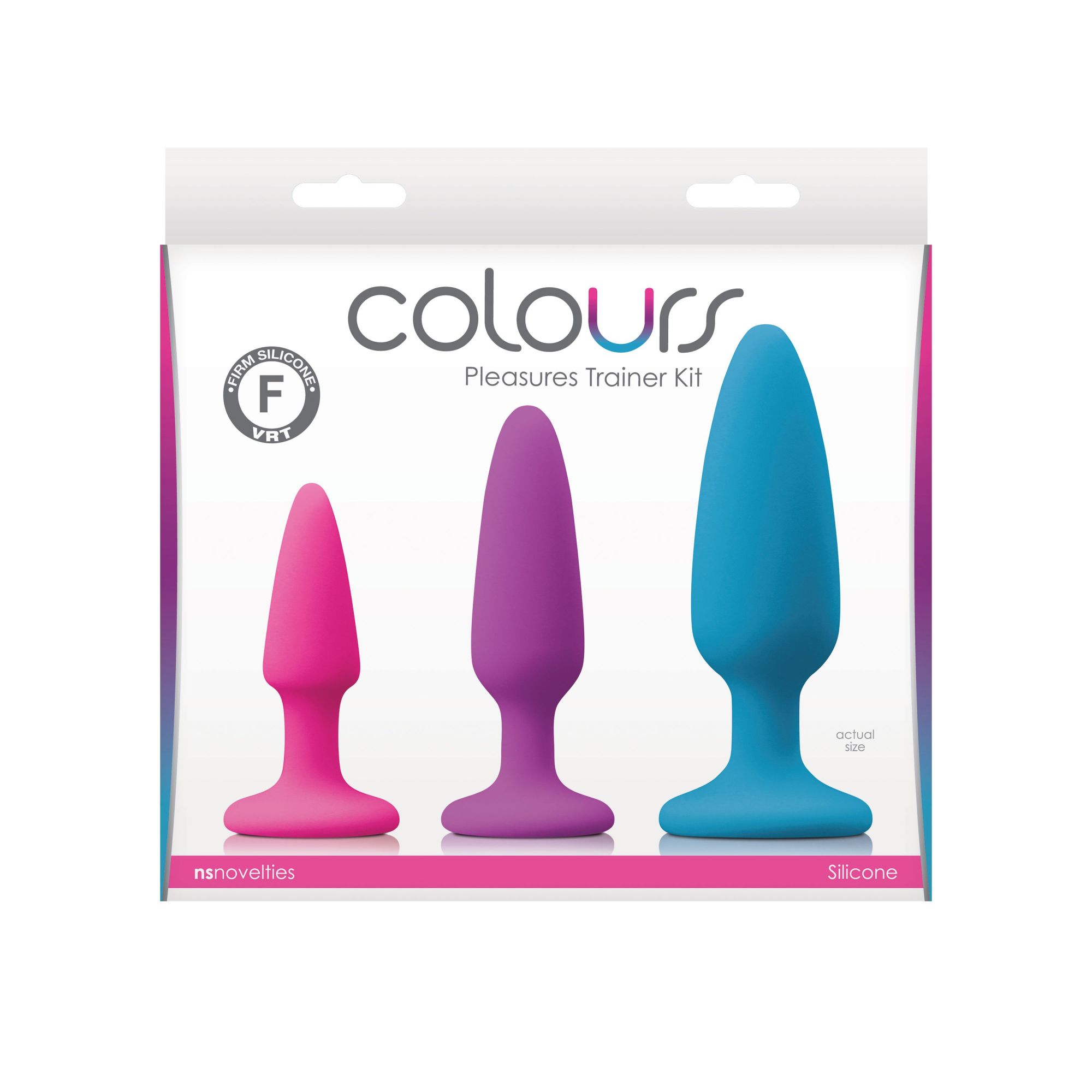 набор из трех анальных пробок colours pleasures trainer kit в Севастополе