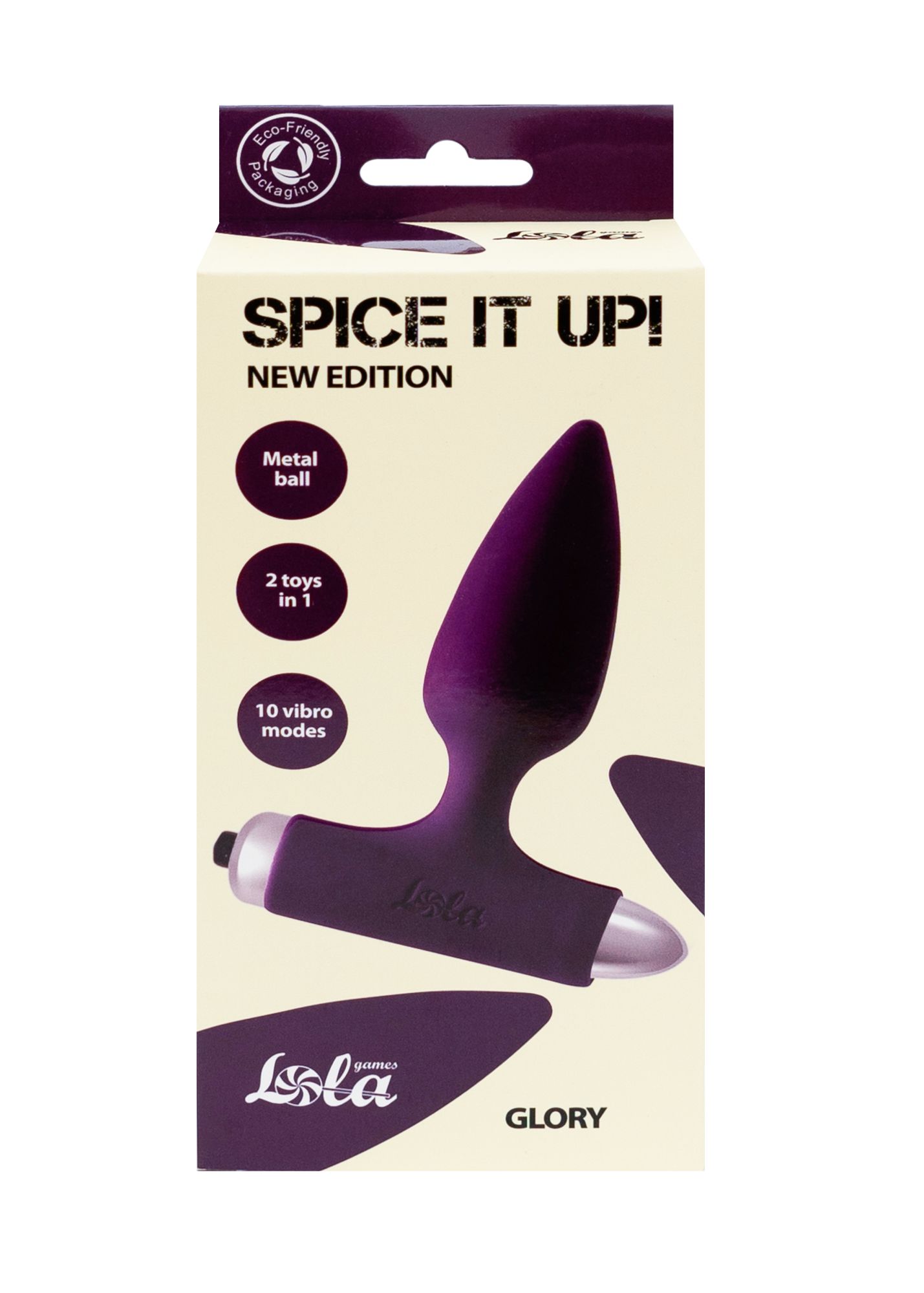 анальная пробка с вибрацией spice it up new edition glory ultraviolet 8015-04lola в Севастополе