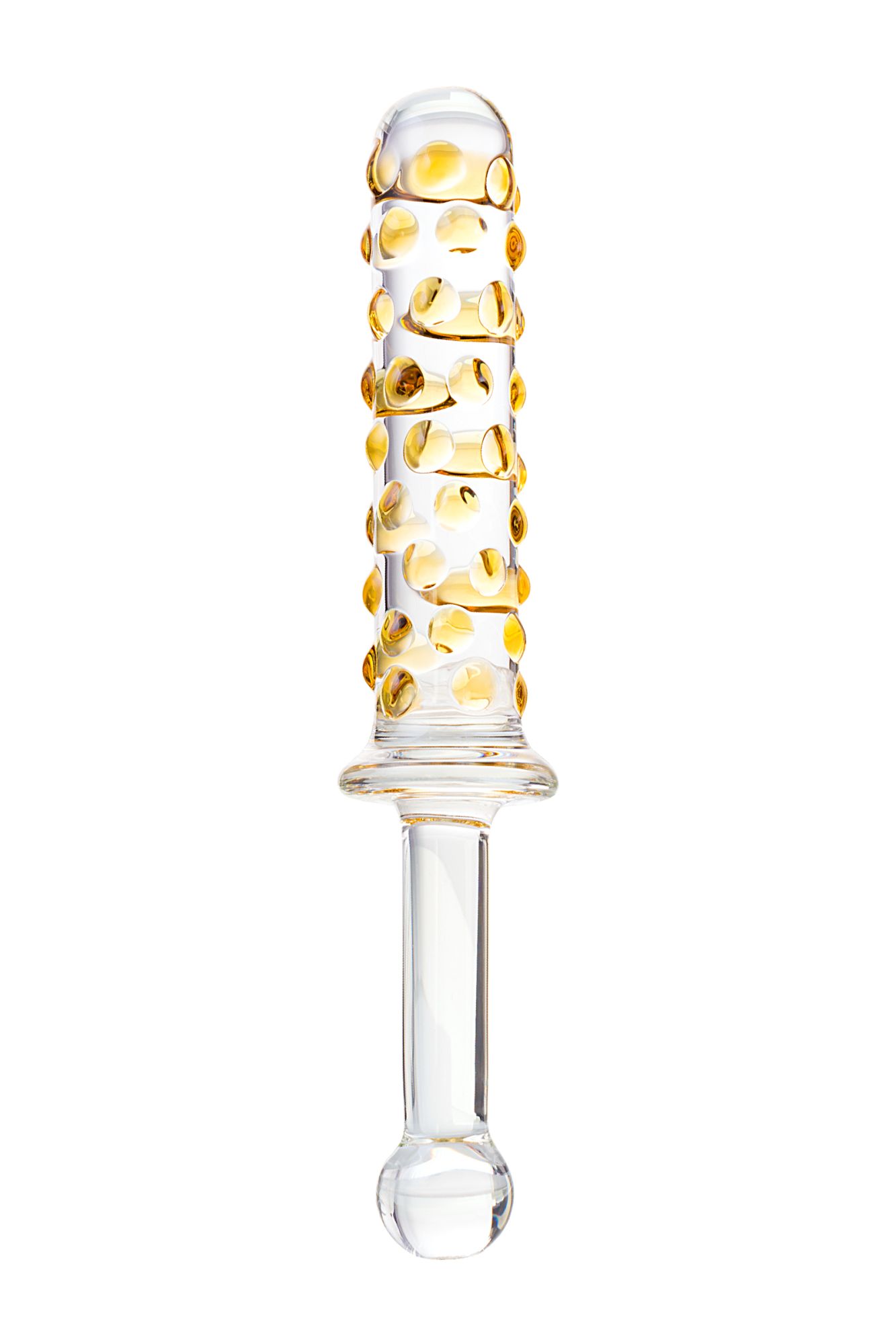 двусторонний фаллоимитатор sexus glass, стекло, прозрачный, 25 см в Севастополе