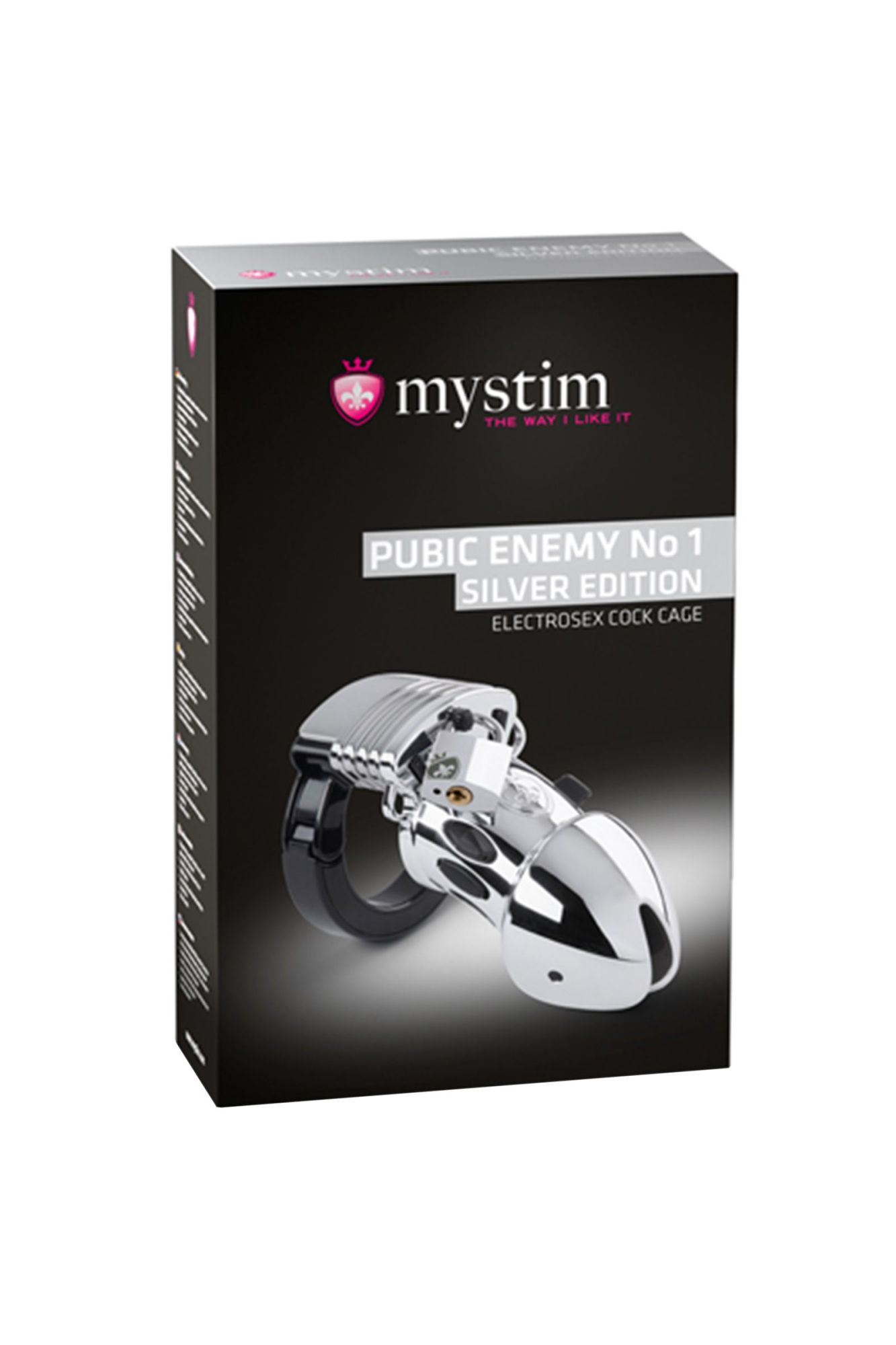 электростимулятор mystim pubic enemy no 1, хирургическая сталь, серебряный, 8,2 см в Севастополе