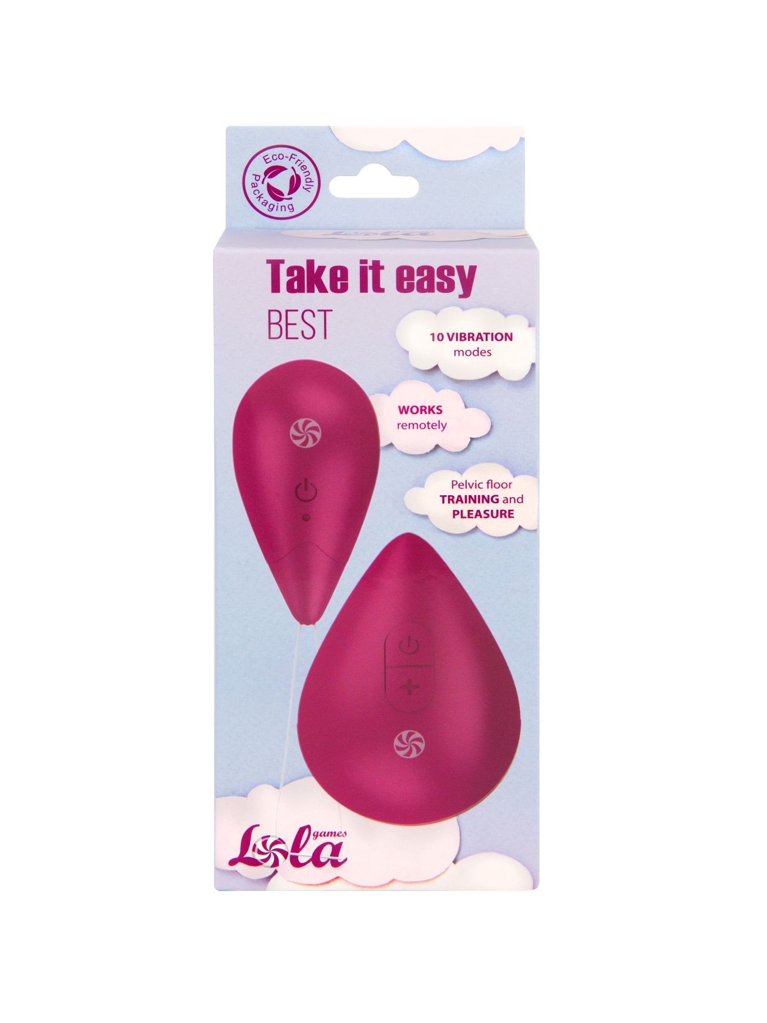 виброяйцо с пультом управления take it easy best wine red 9021-01lola в Севастополе