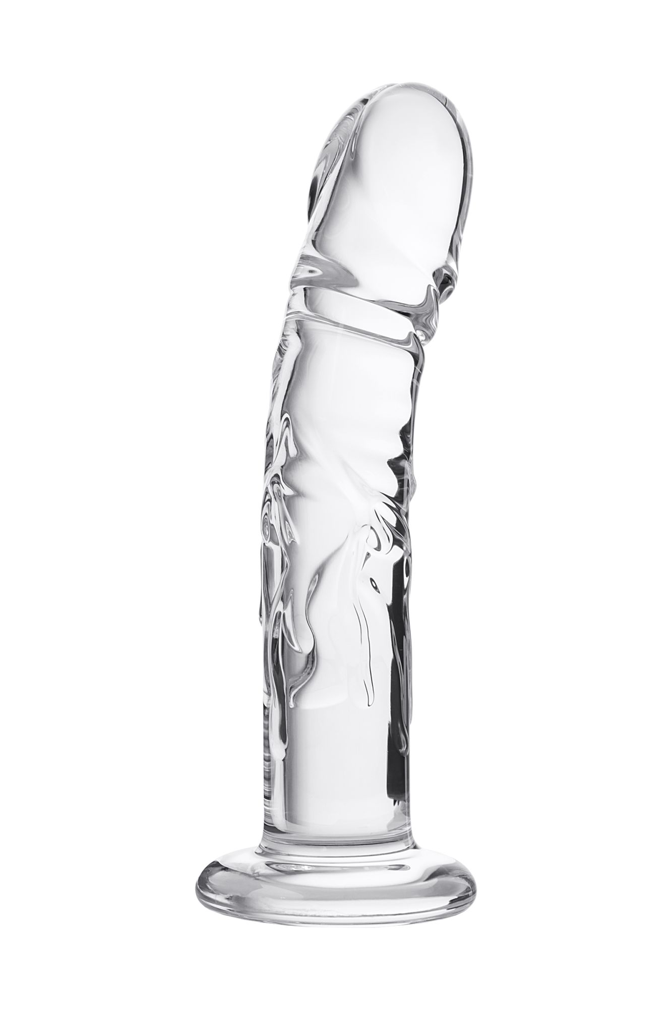 нереалистичный фаллоимитатор sexus glass, стекло, прозрачный, 19,5 см в Севастополе