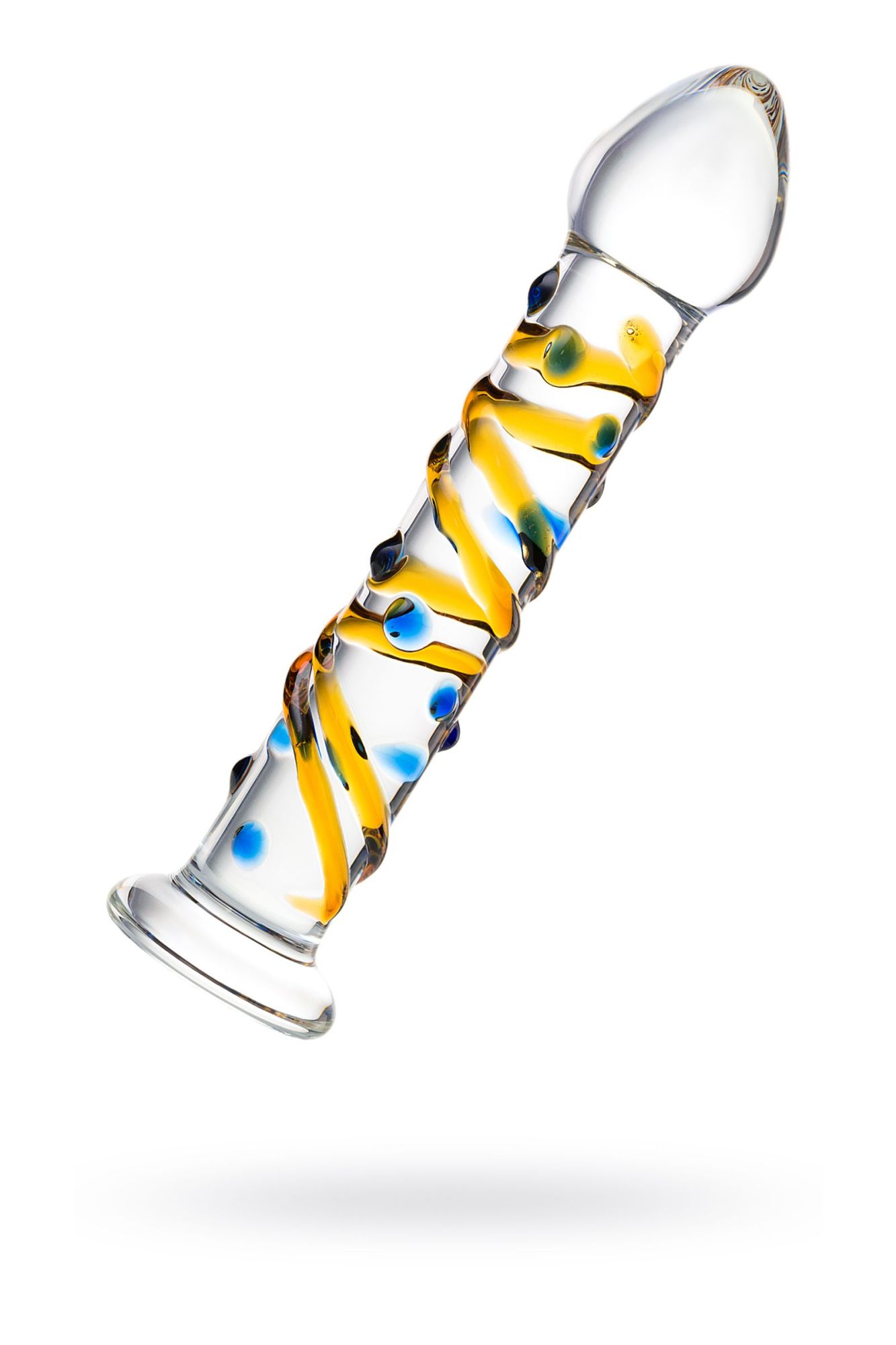 нереалистичный фаллоимитатор sexus glass, стекло, прозрачный, 17,5 см в Севастополе