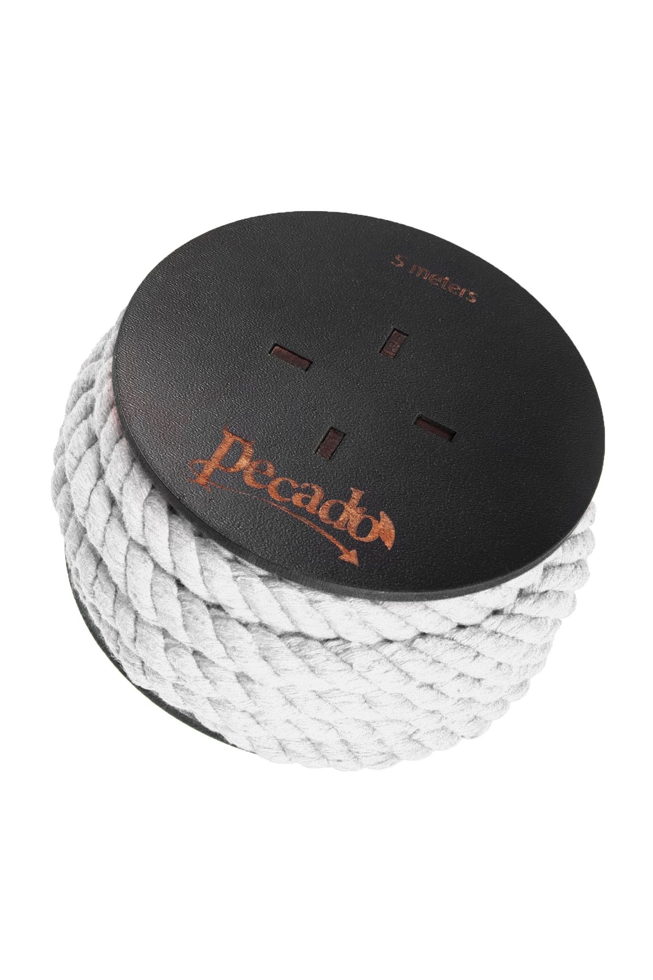 веревка для шибари pecado bdsm, на катушке, хлопок, белая, 5 м в Севастополе