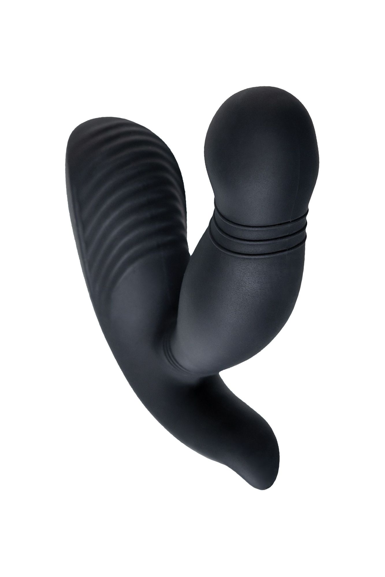 стимулятор простаты pppvibe 9 w motor, силикон, черный, 12 см в Севастополе