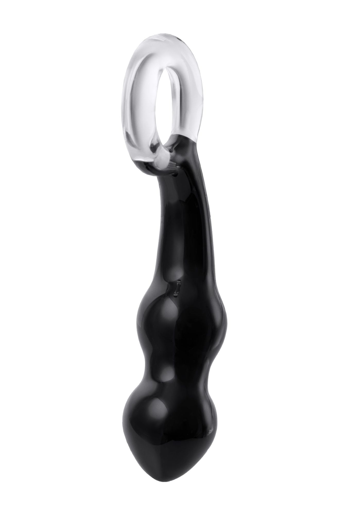 стимулятор простаты sexus glass, стекло, черный, 17 см в Севастополе