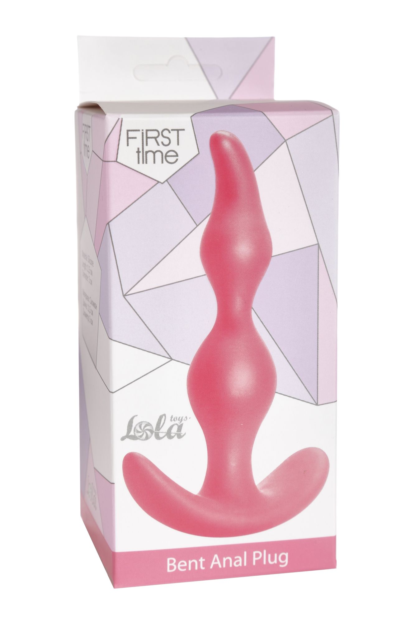 анальная пробка bent anal plug pink 5002-01lola в Севастополе