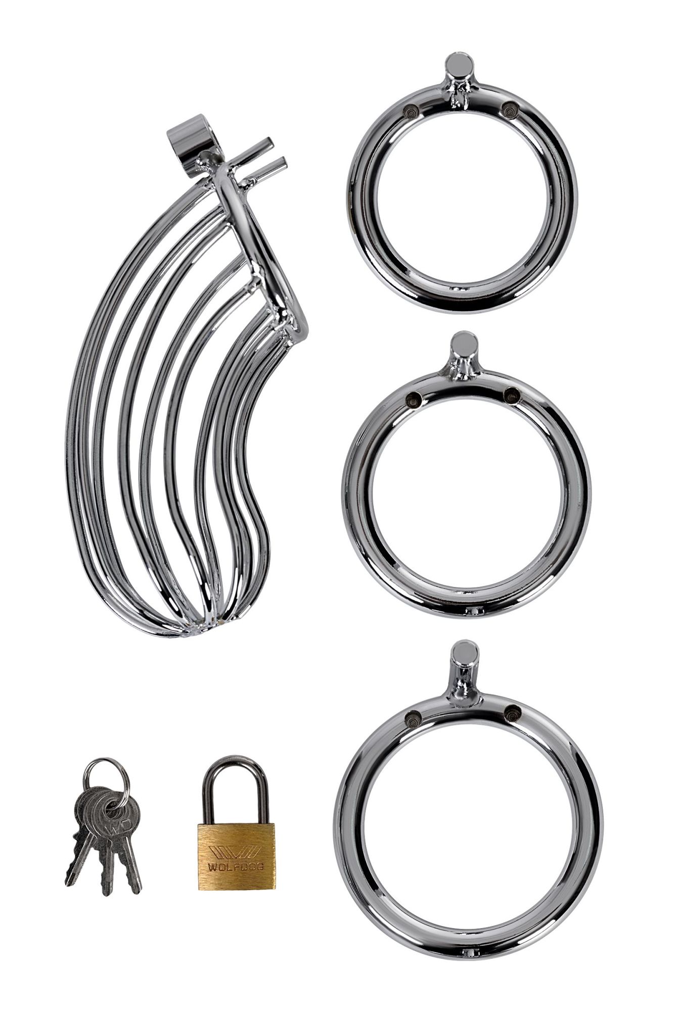 пояс верности мужской toyfa metal, серебряный в Севастополе
