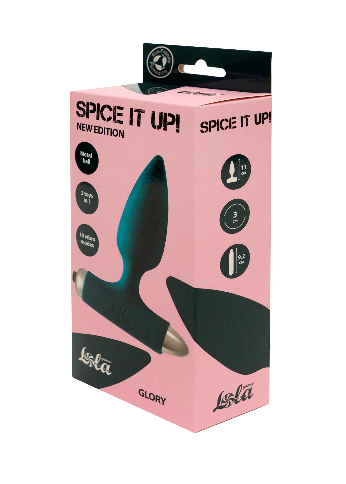 анальная пробка с вибрацией spice it up new edition glory dark green 8015-02lola в Севастополе